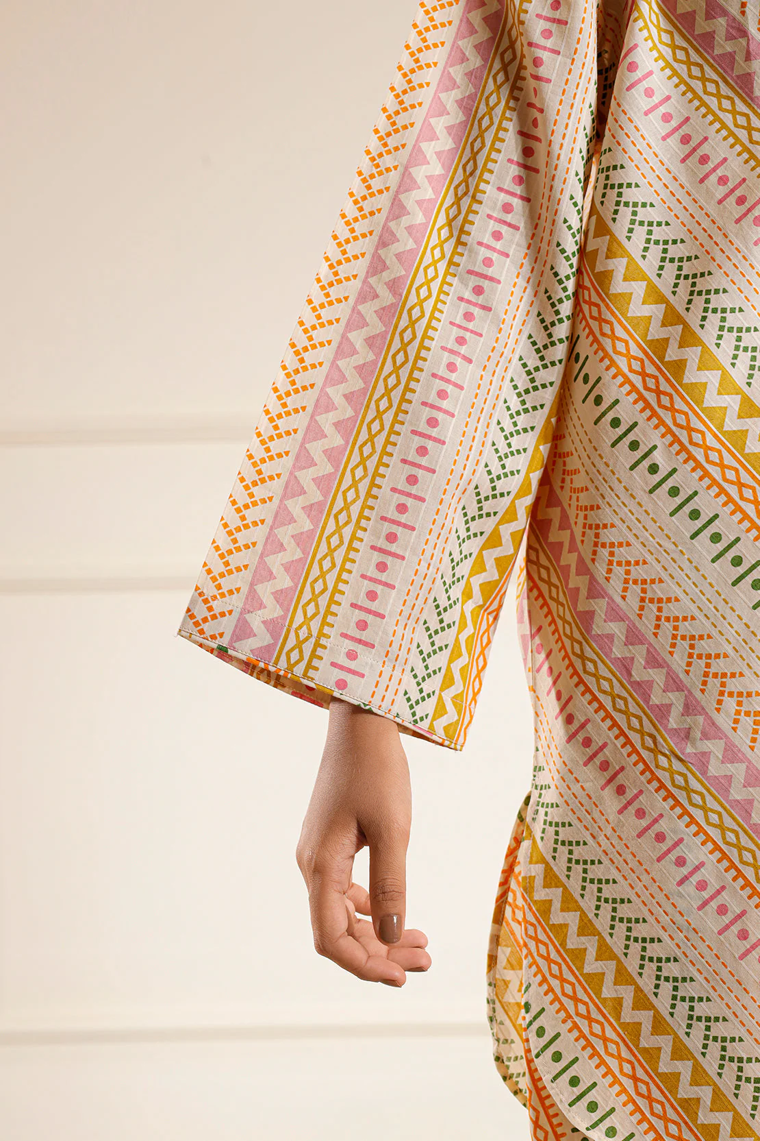 Printed Lawn Stitched Shirt - Image 5