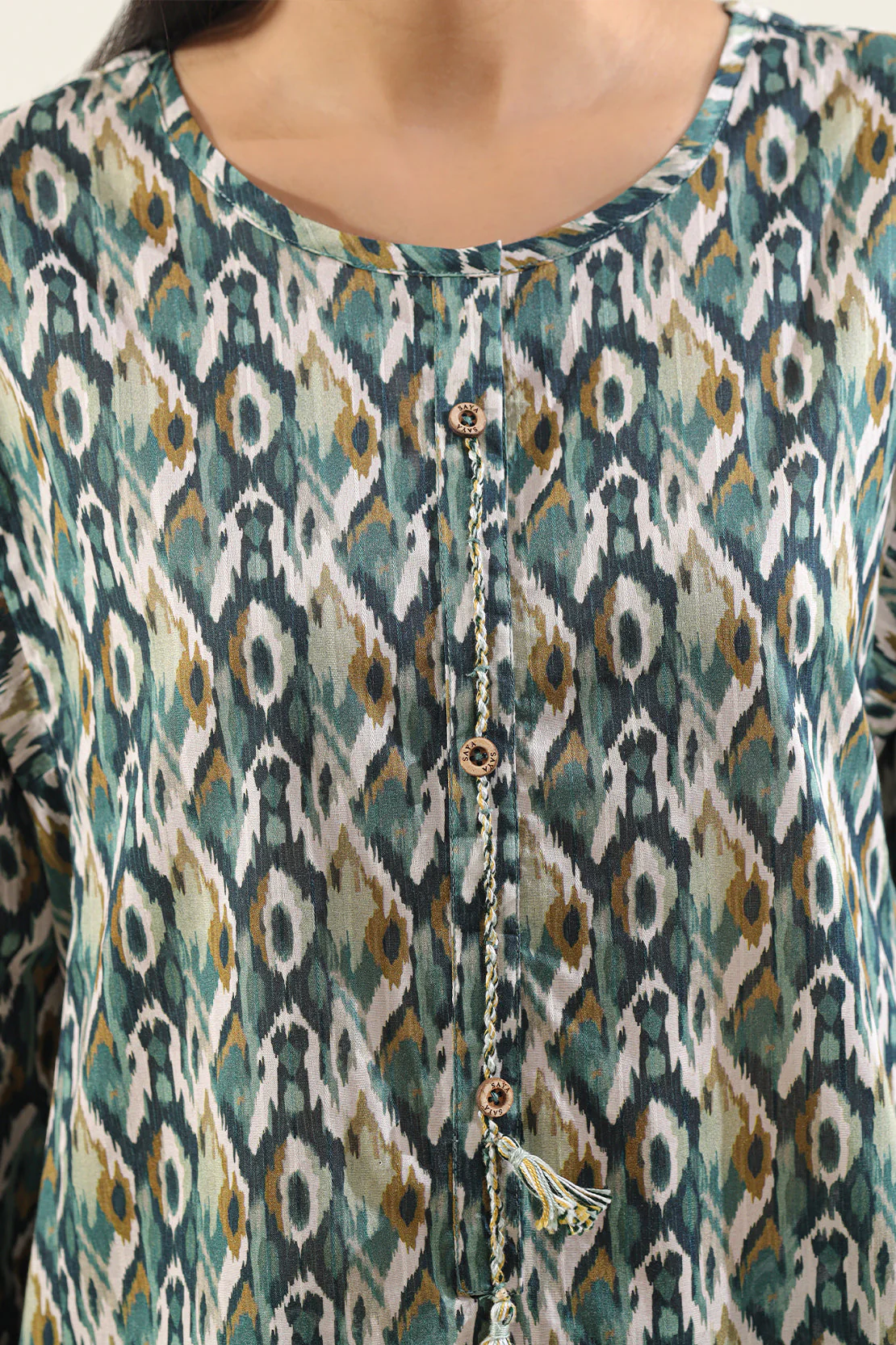 Printed Lawn Stitched Shirt - Image 6