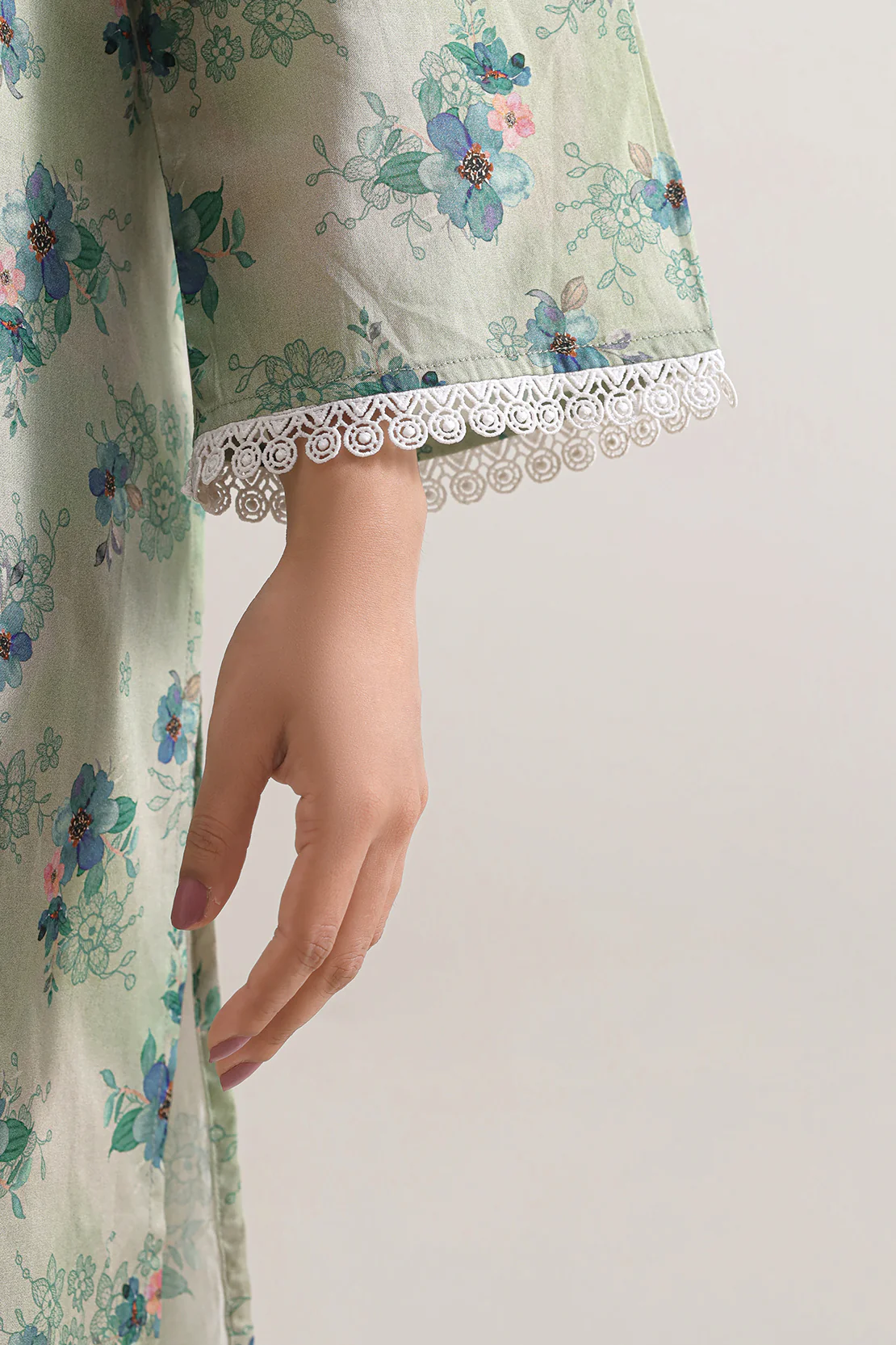 Printed Lawn Stitched Shirt - Image 4