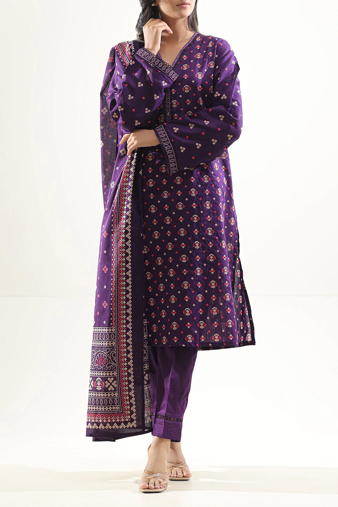 Printed Lawn Stitched Shirt
