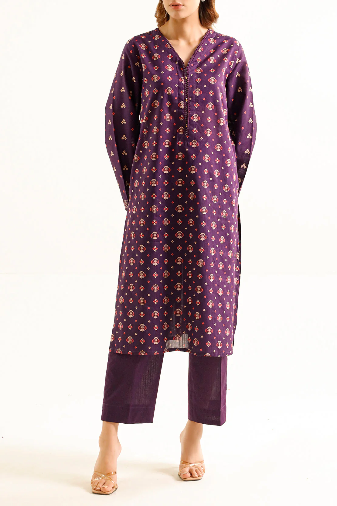 Printed Lawn Stitched Shirt