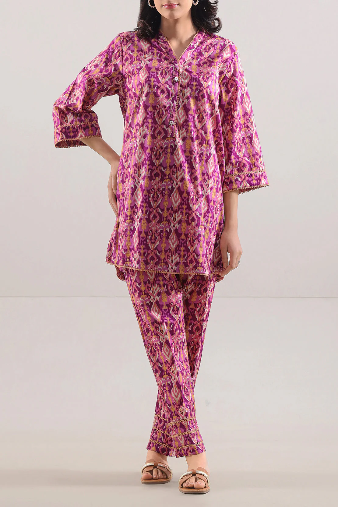 Printed Lawn Stitched Shirt