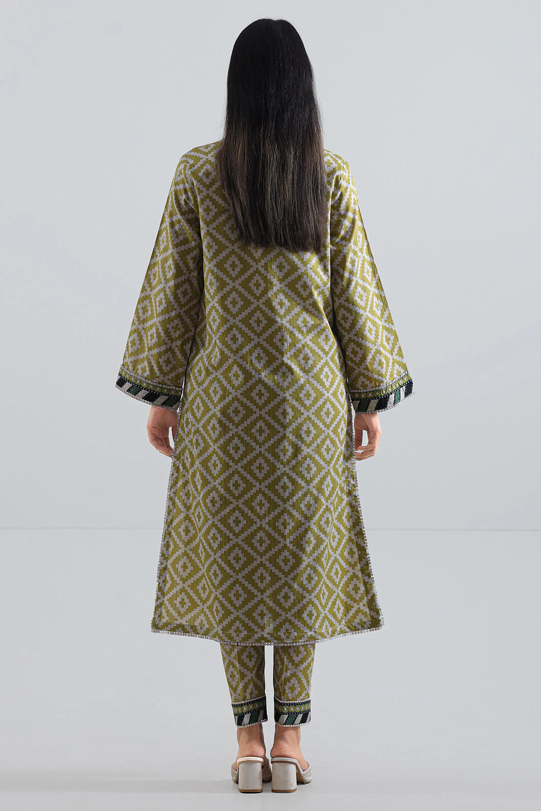 Printed Lawn Stitched Shirt - Image 6
