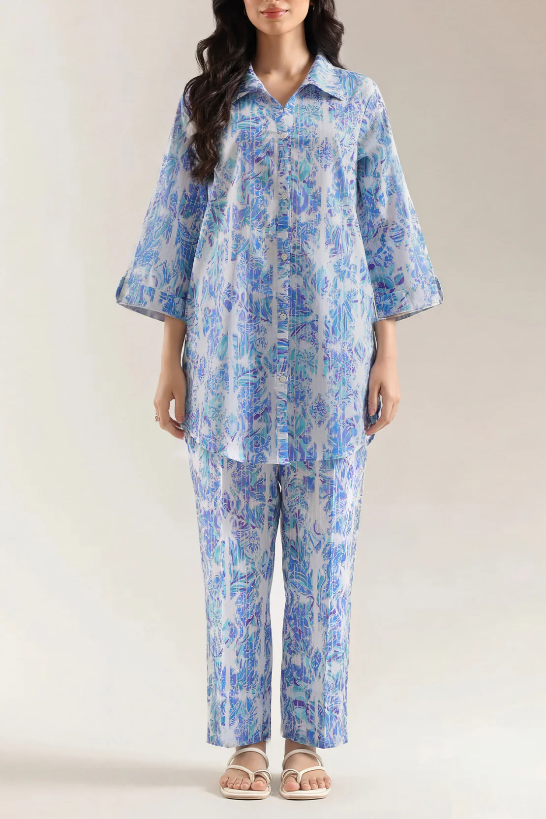 Printed Lawn Stitched Shirt