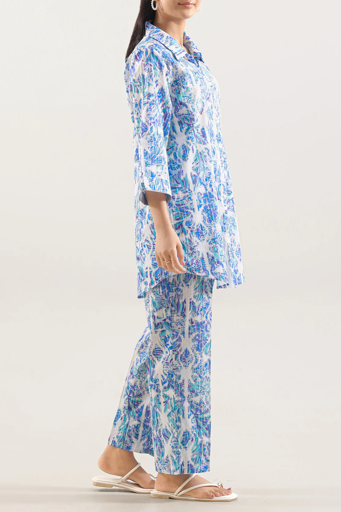 Printed Lawn Stitched Shirt - Image 3