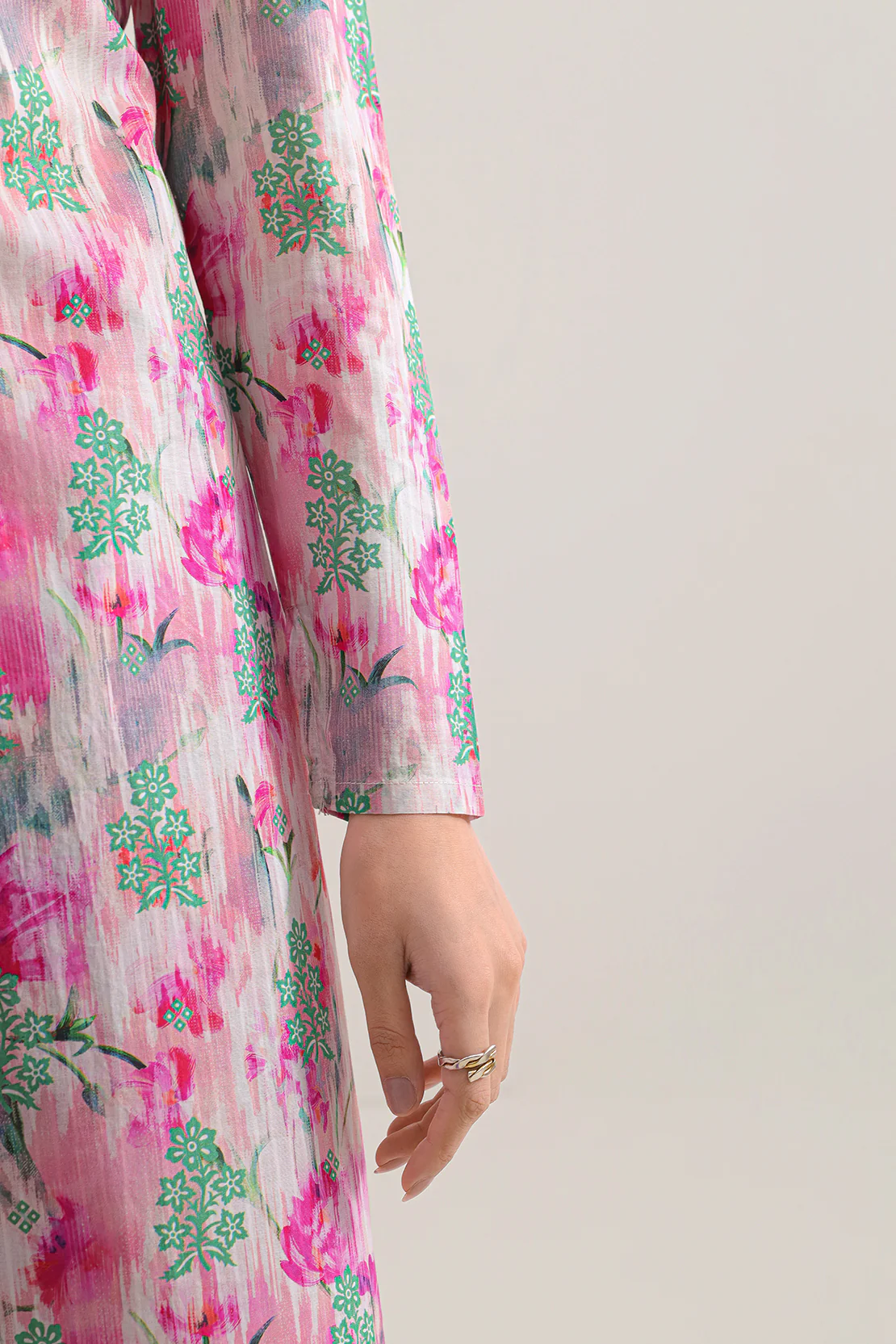 Printed Lawn Stitched Shirt - Image 5