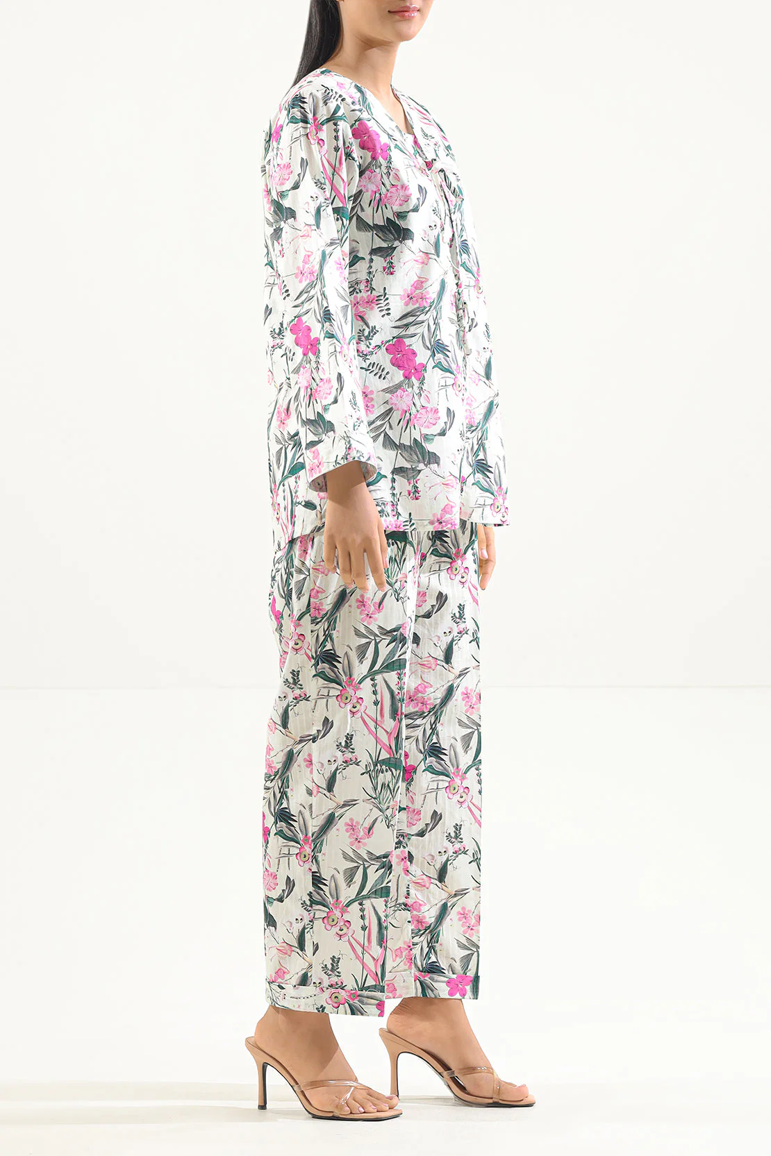 Printed Lawn Stitched Shirt - Image 3