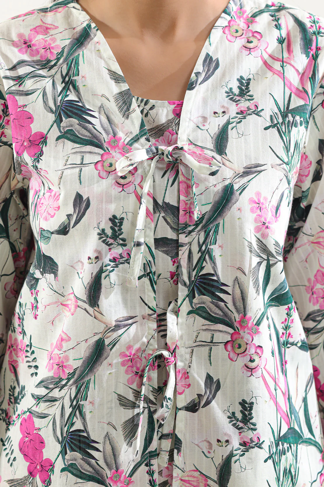 Printed Lawn Stitched Shirt - Image 7
