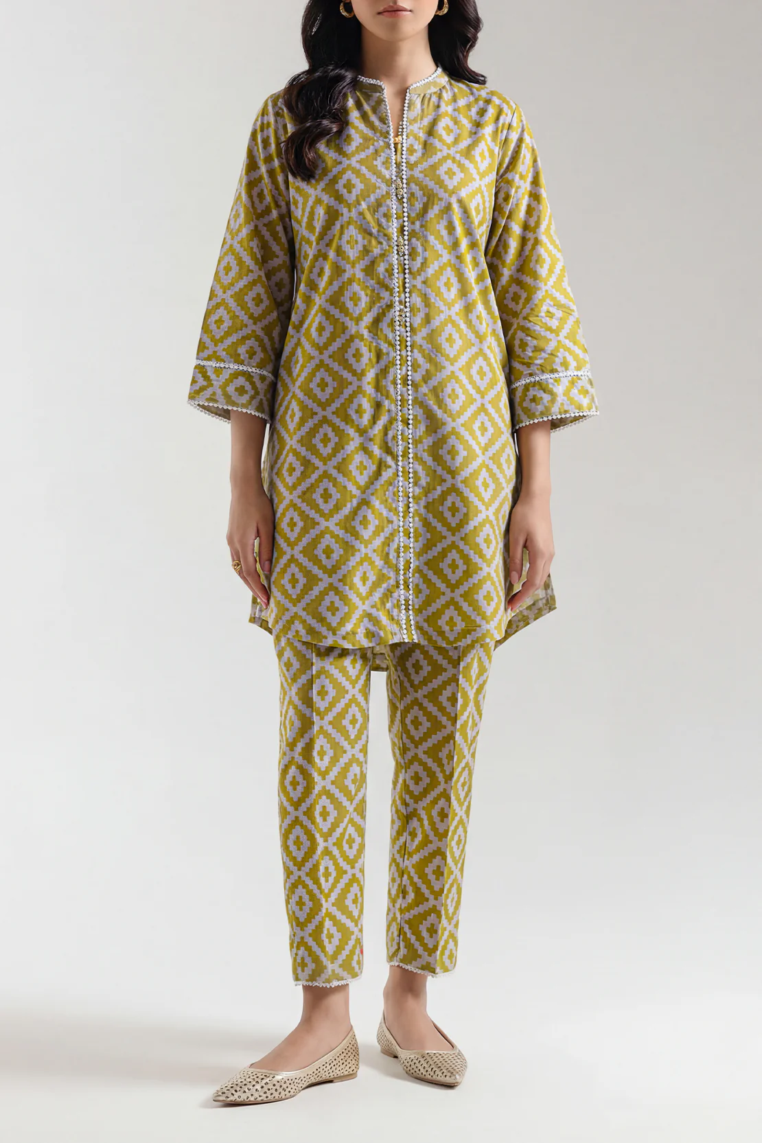 Printed Lawn Stitched Shirt