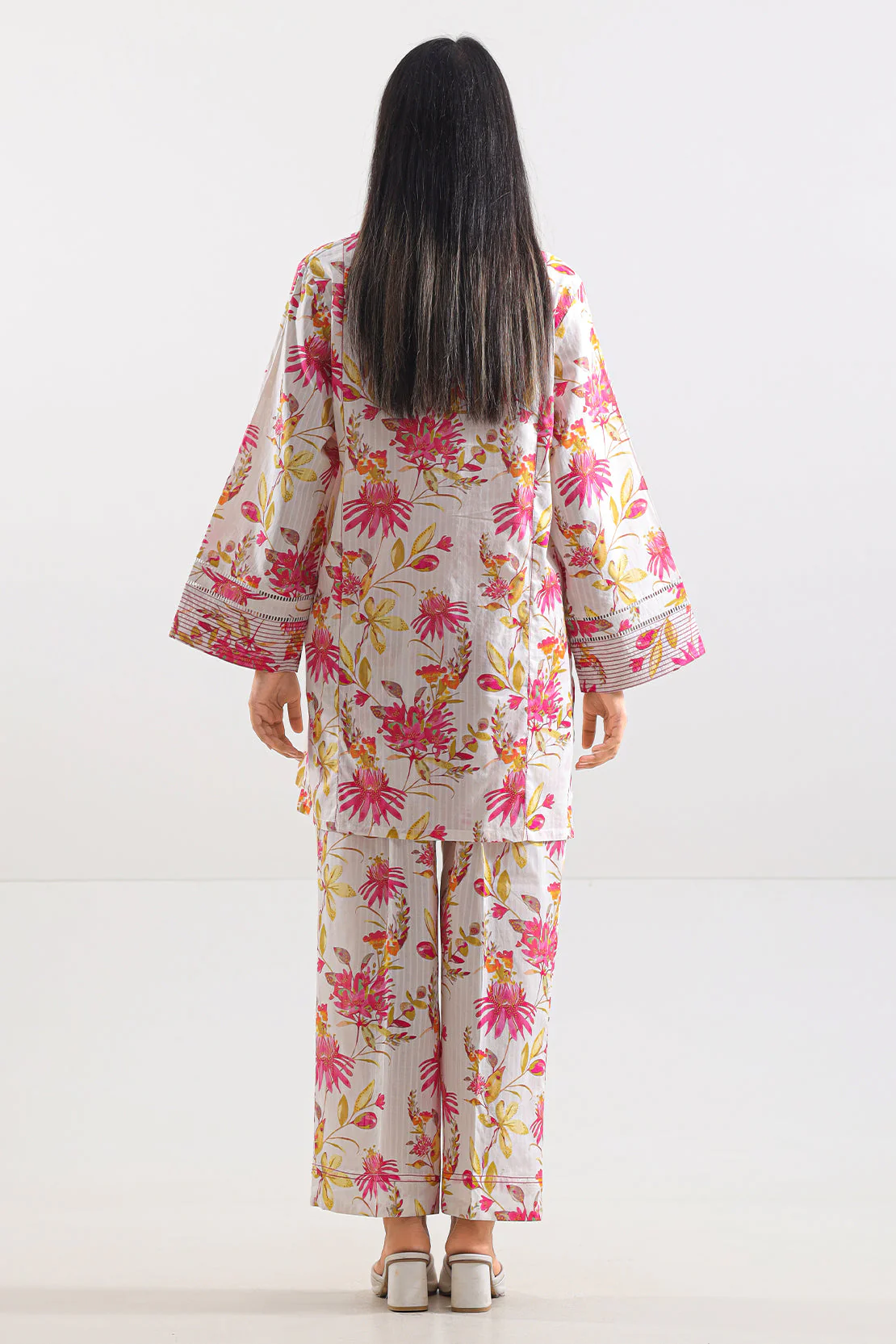 Printed Lawn Stitched Shirt - Image 2