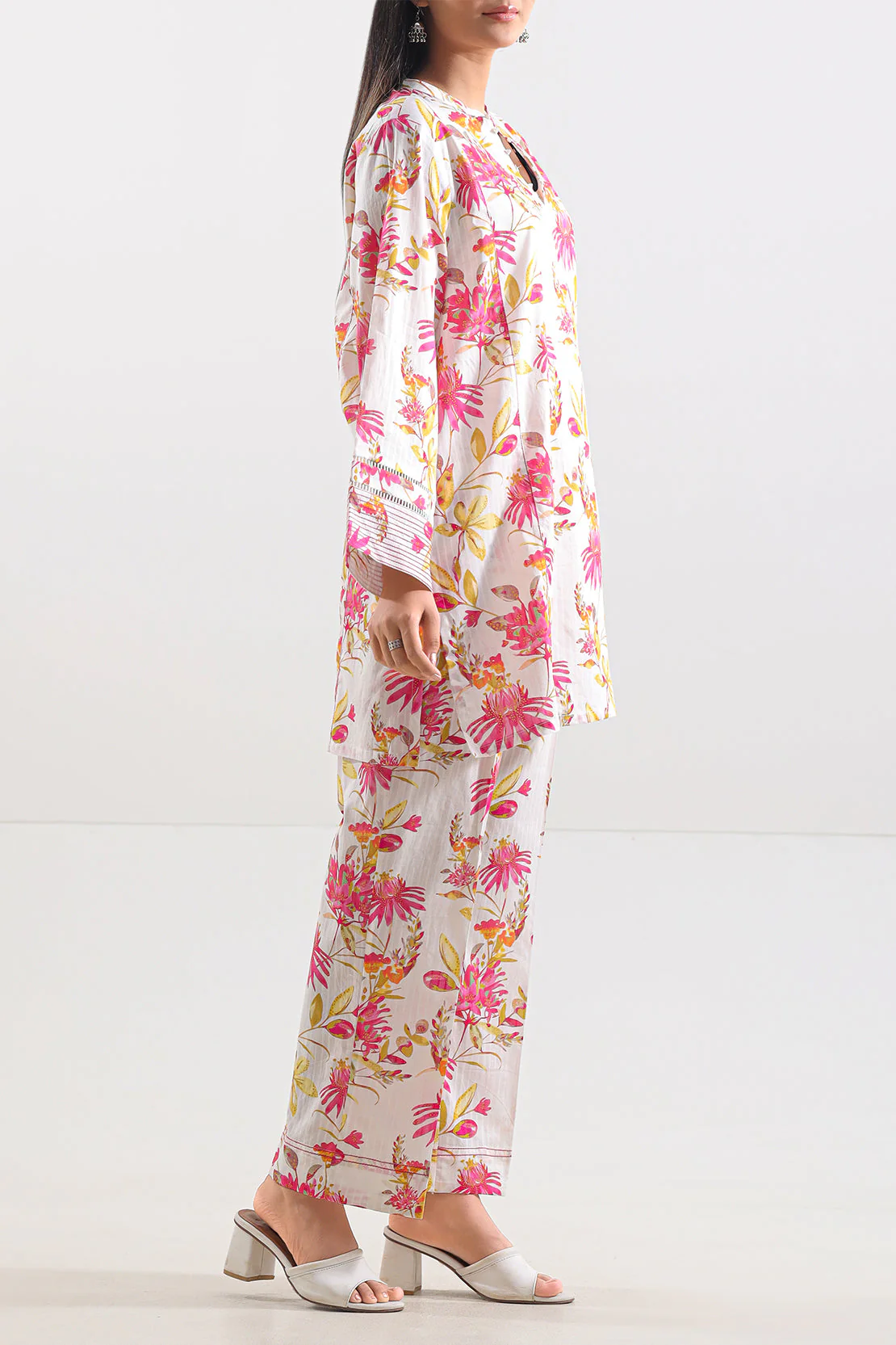 Printed Lawn Stitched Shirt - Image 3