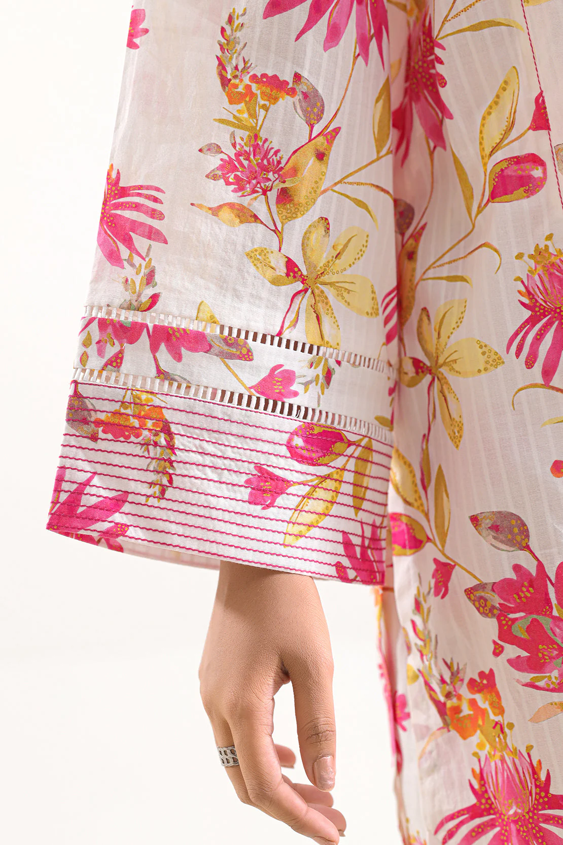Printed Lawn Stitched Shirt - Image 6