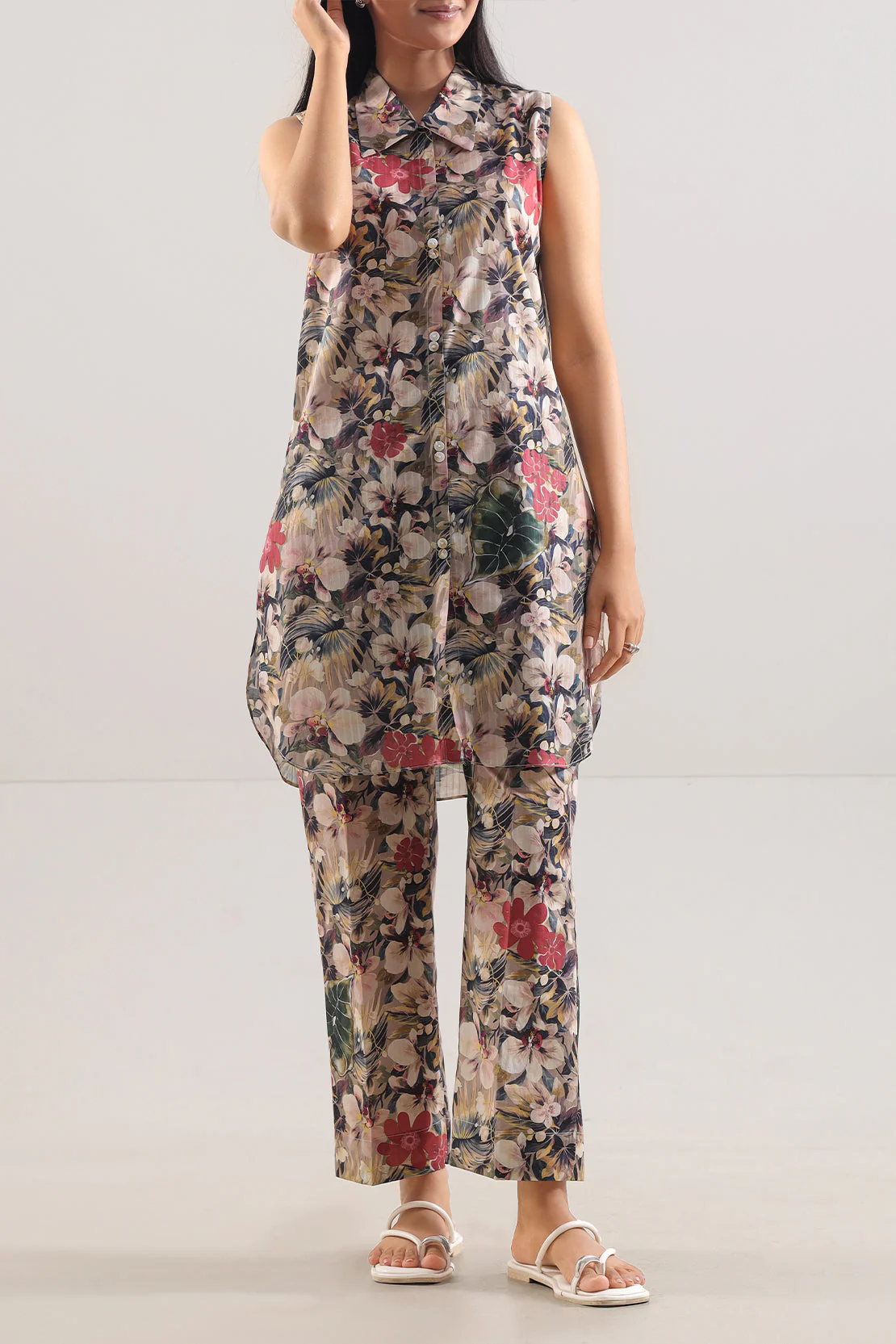 Printed Lawn Stitched Shirt - Image 3