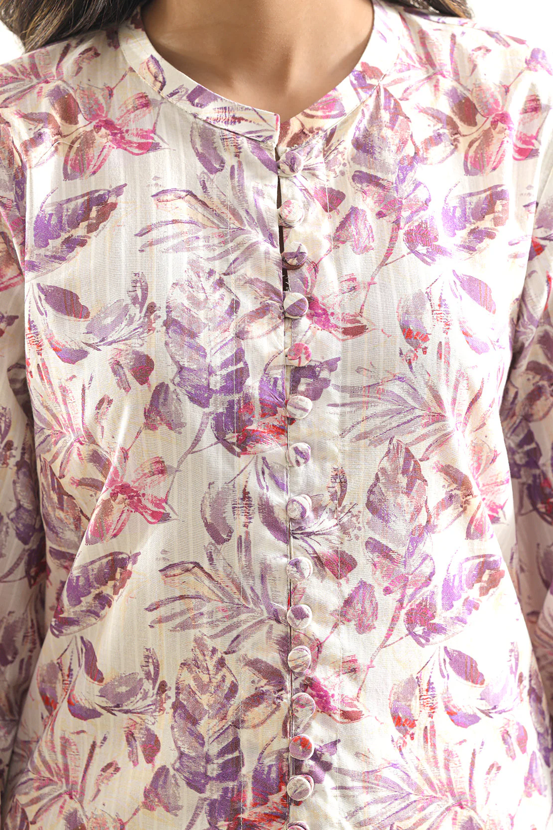 Printed Lawn Stitched Shirt - Image 5