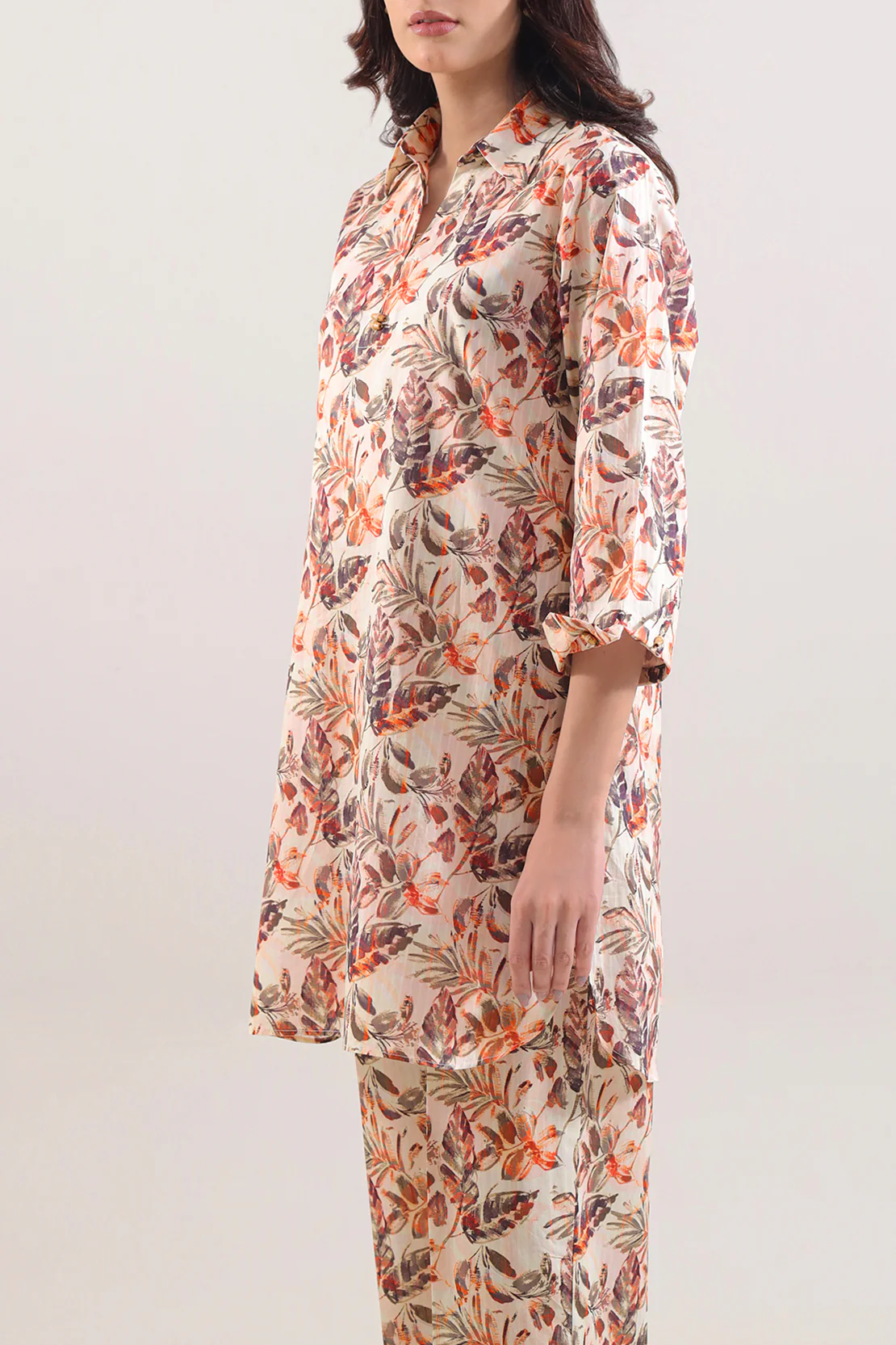 Printed Lawn Stitched Shirt - Image 2