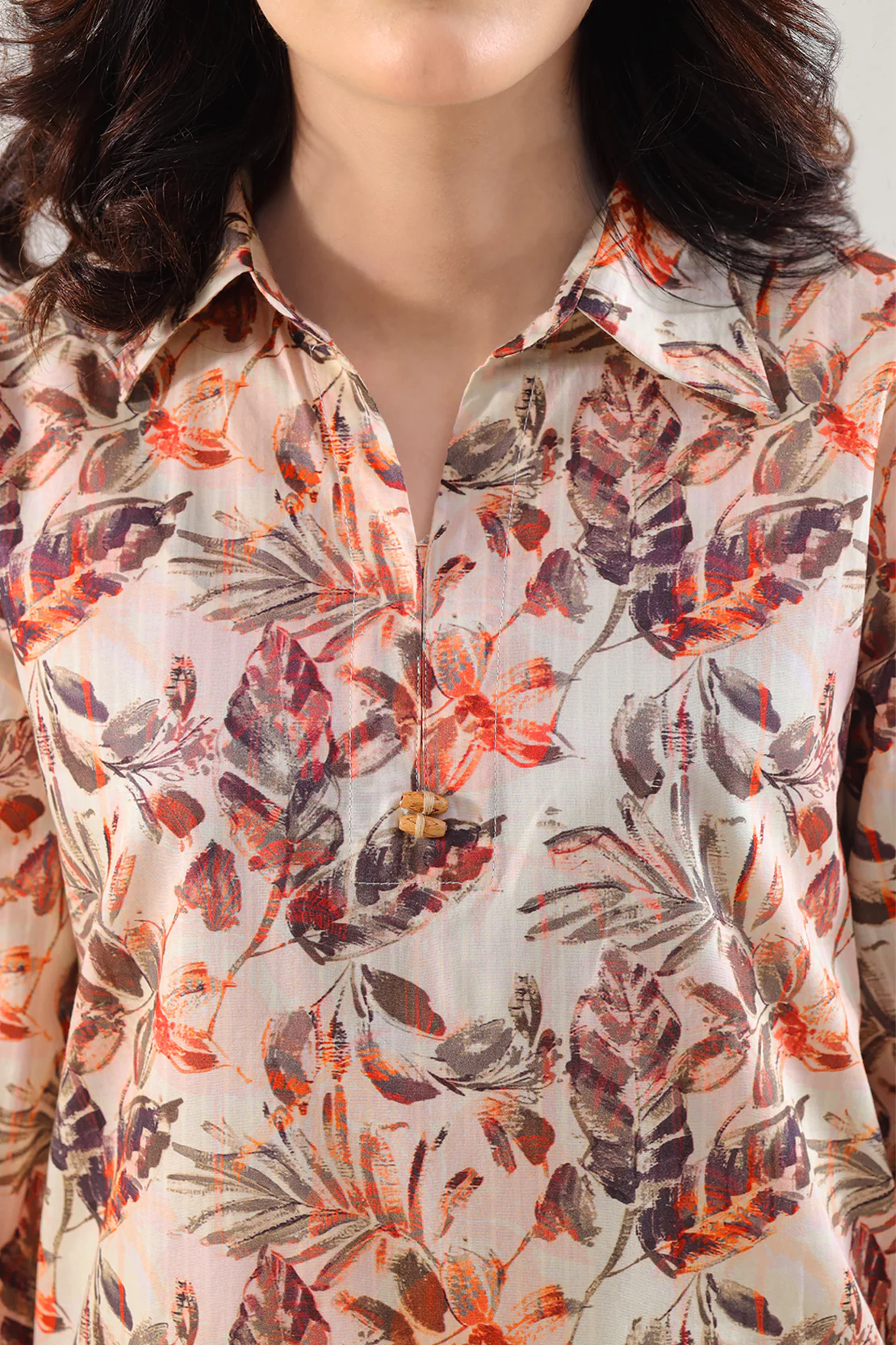 Printed Lawn Stitched Shirt - Image 5