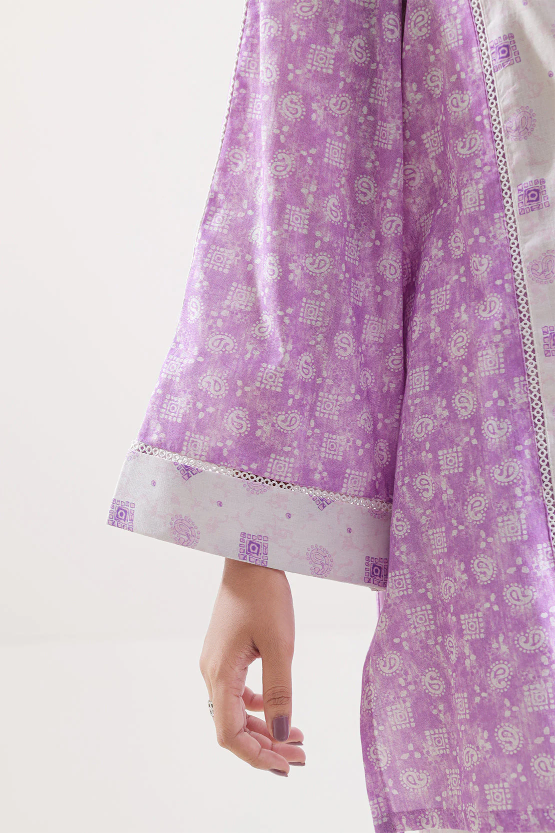 Printed Lawn Stitched Shirt - Image 5