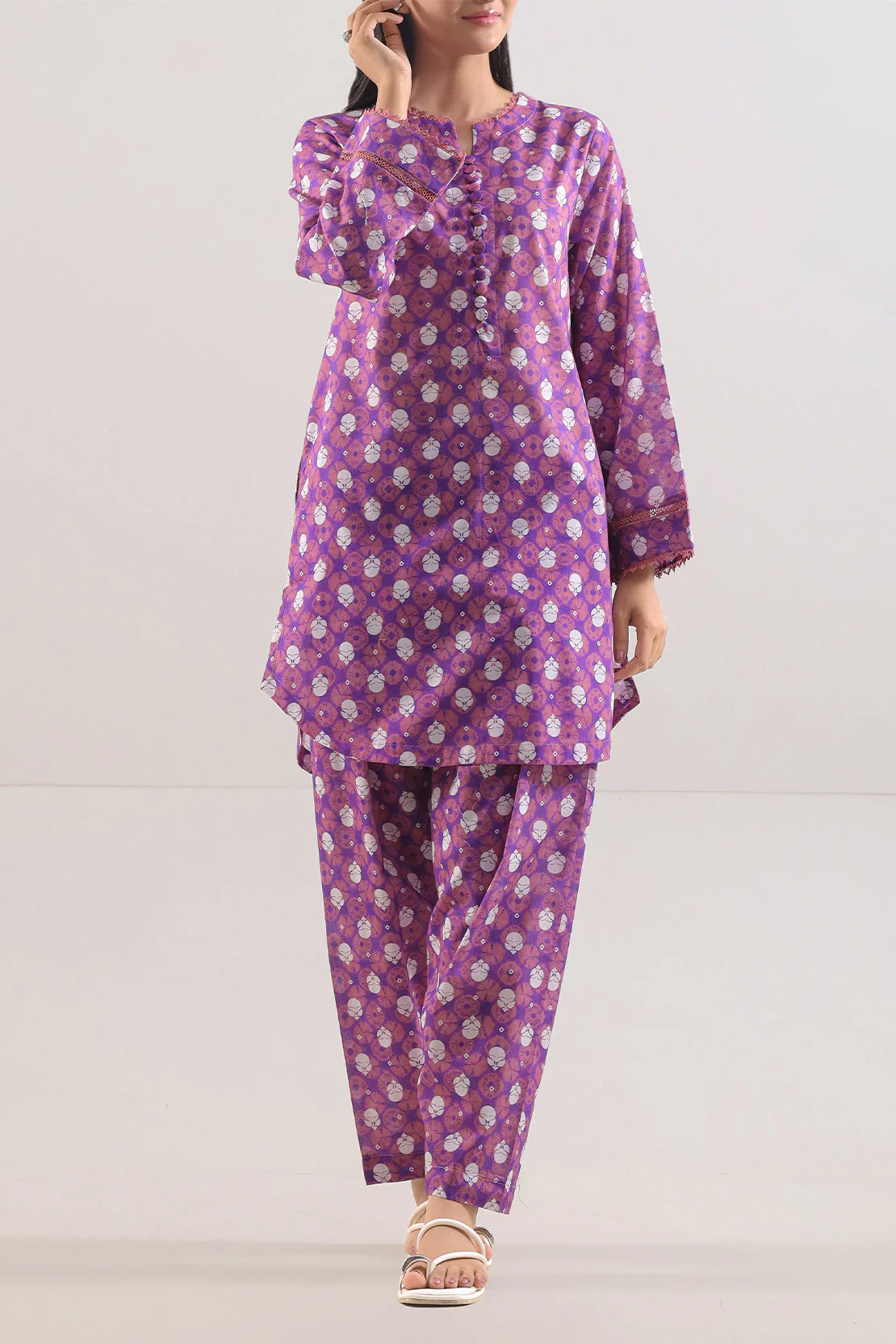 Printed Lawn Stitched Shirt
