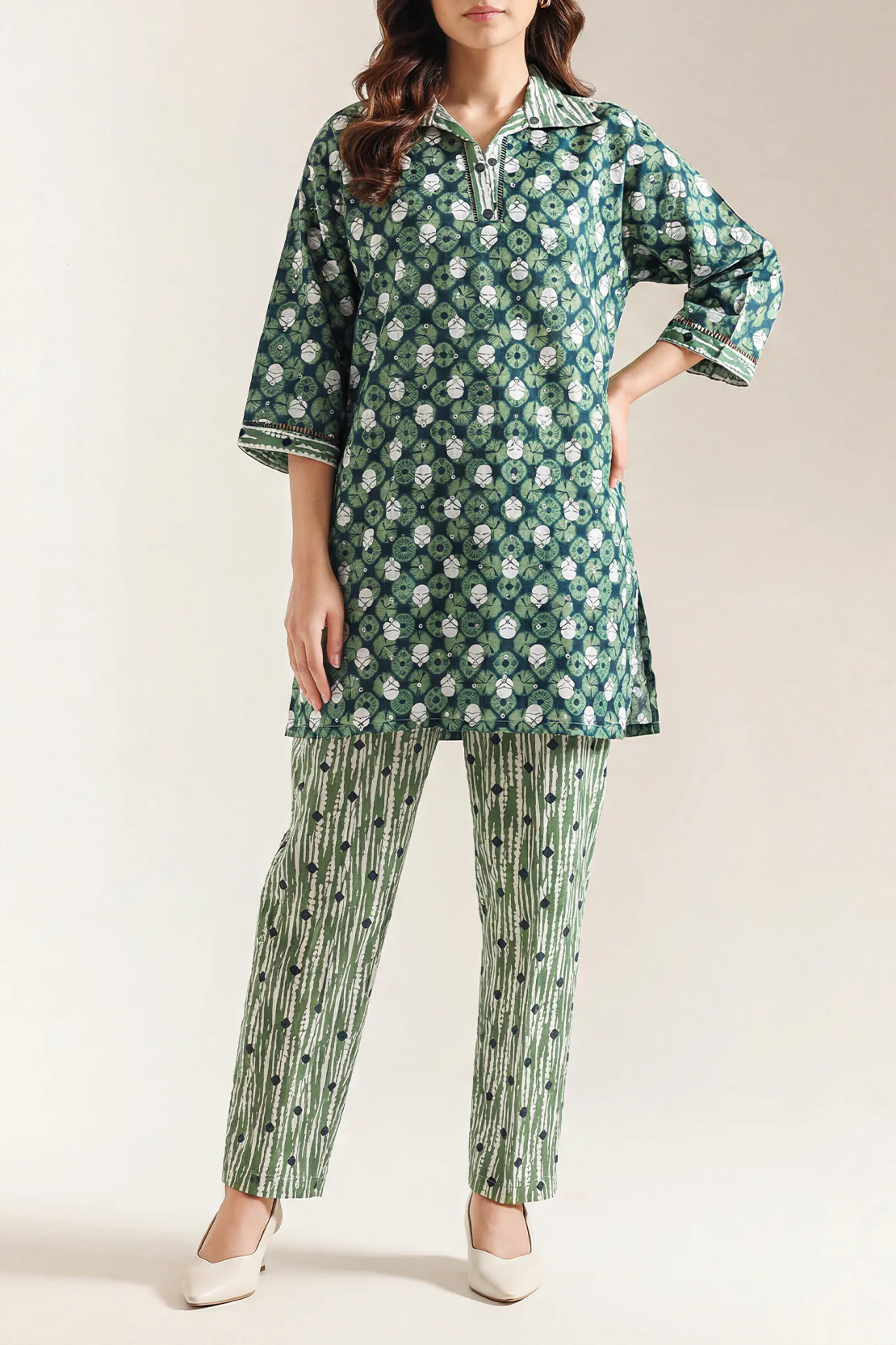 Printed Lawn Stitched Shirt