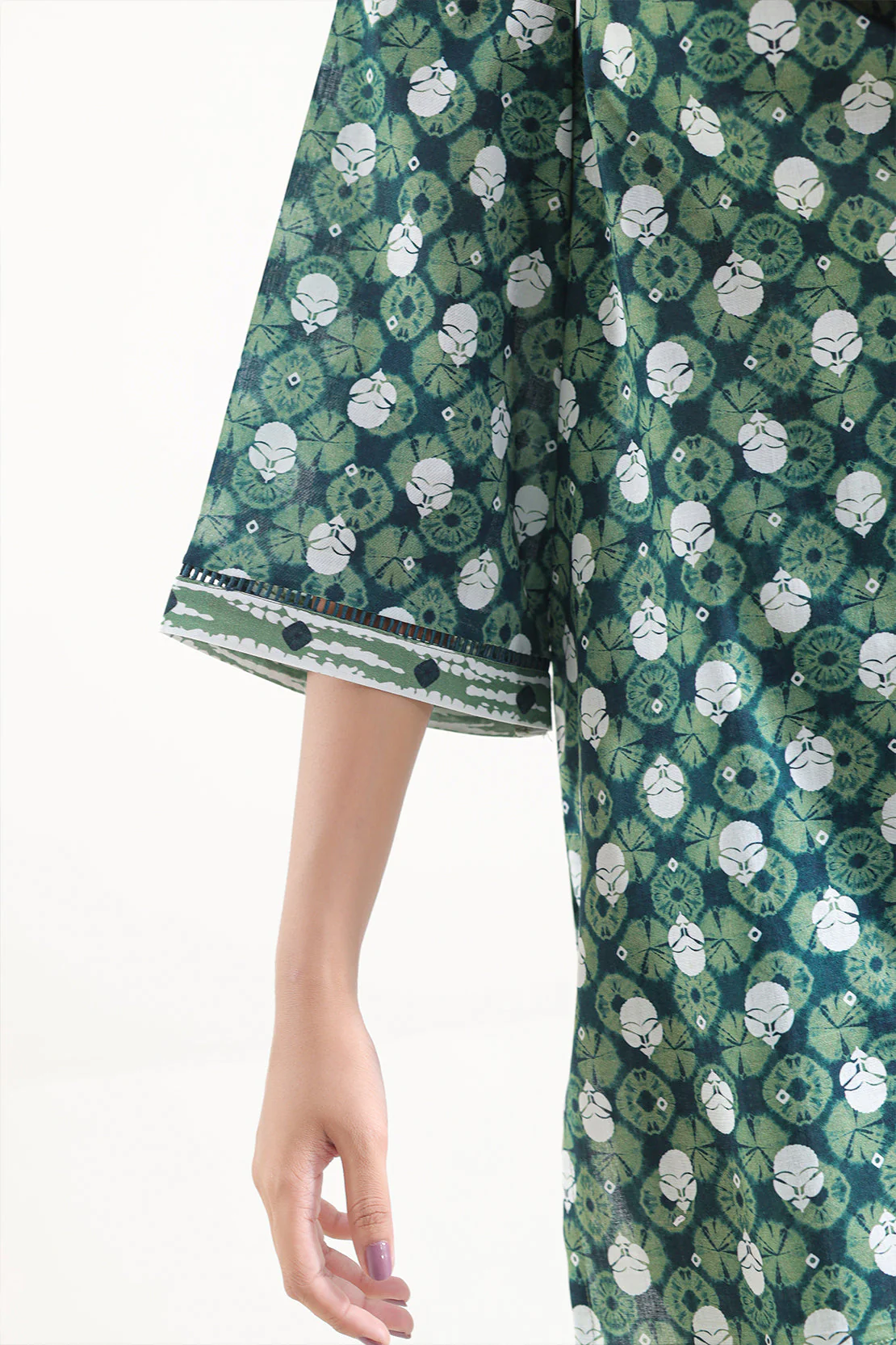 Printed Lawn Stitched Shirt - Image 5