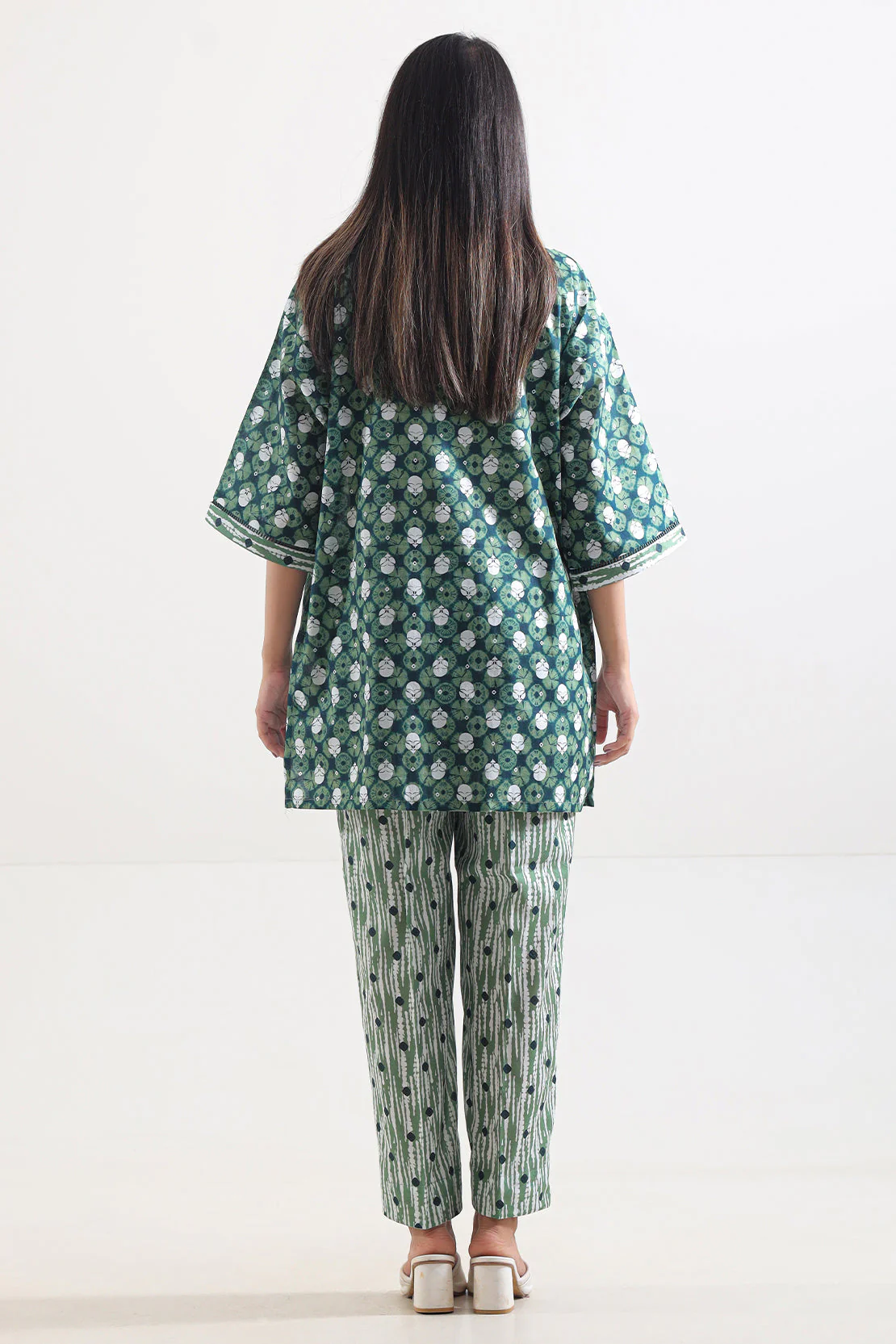 Printed Lawn Stitched Shirt - Image 6