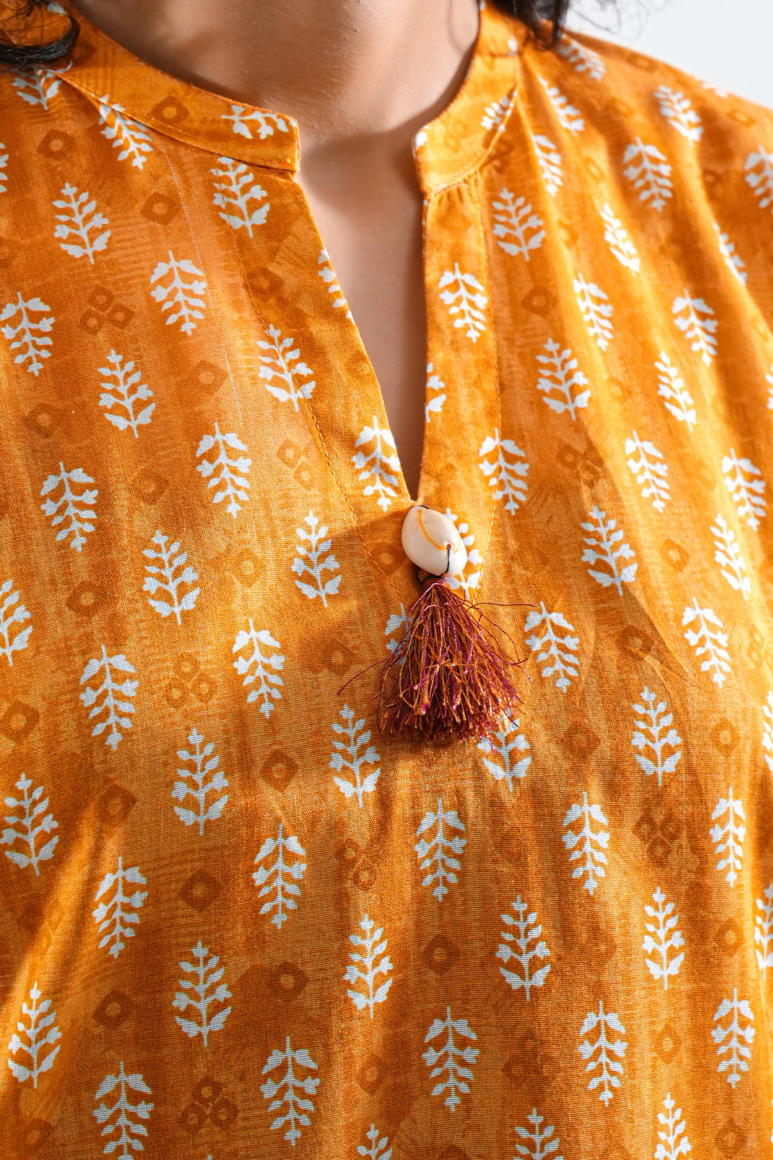 Printed Lawn Stitched Shirt - Image 4
