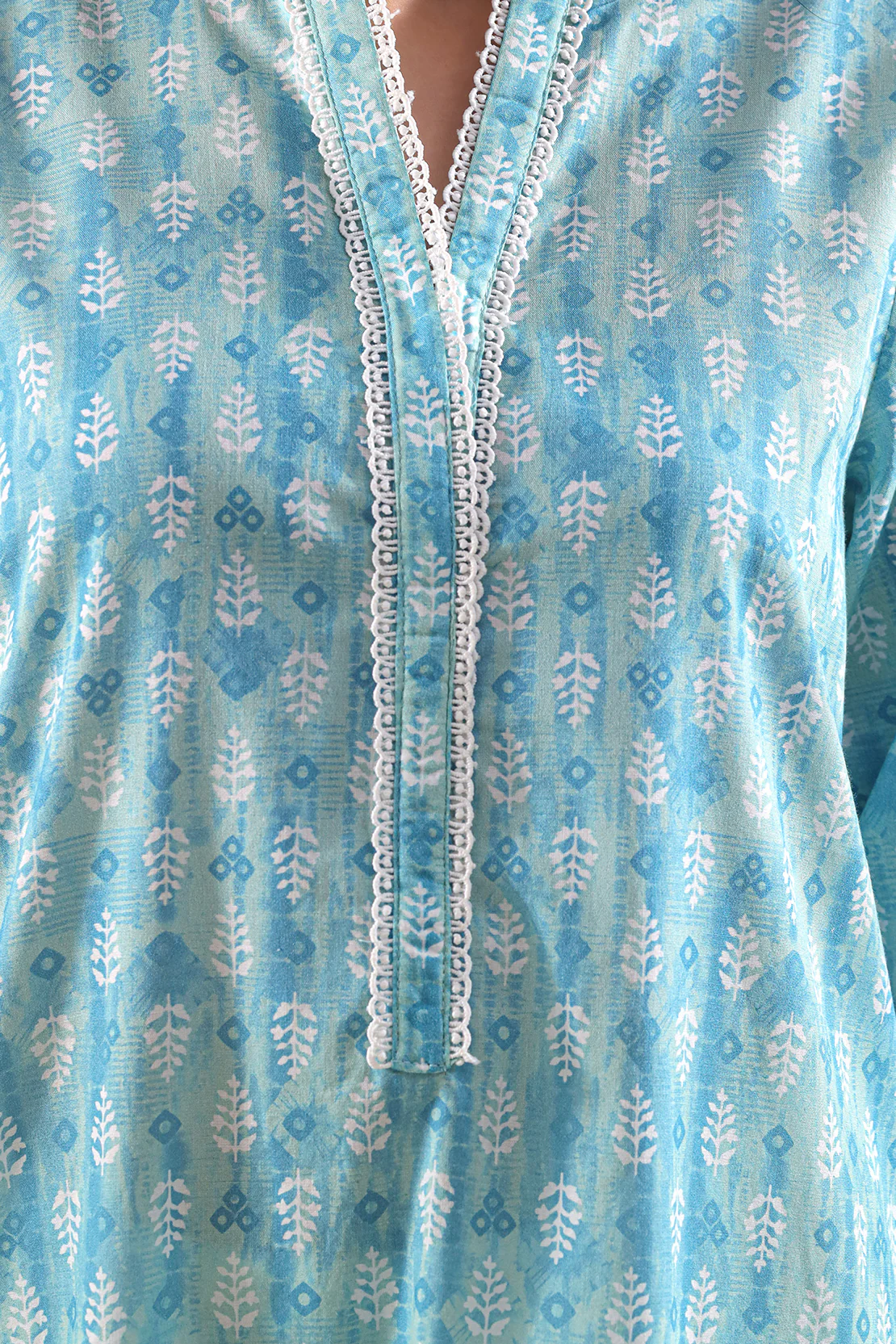Printed Lawn Stitched Shirt - Image 4