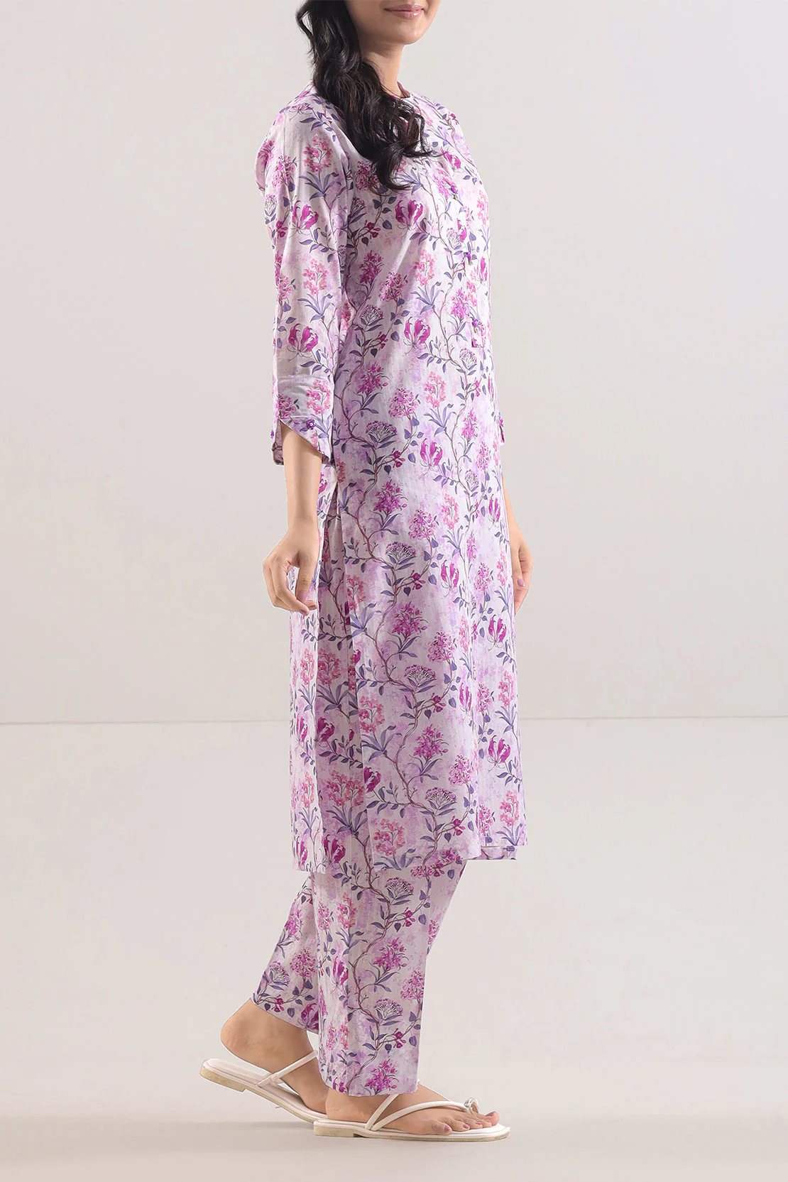 Printed Lawn Stitched Shirt - Image 3