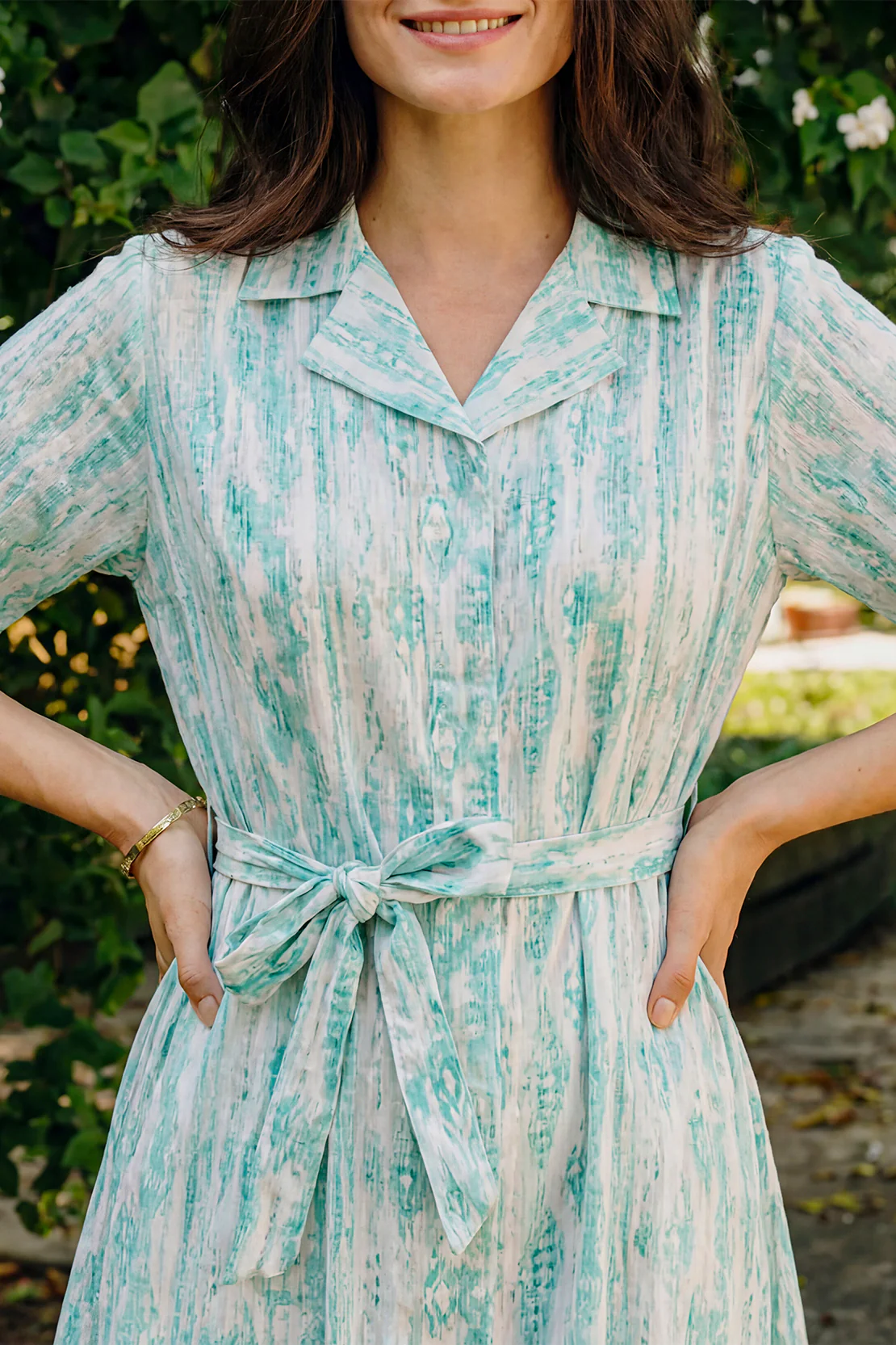 Printed Lawn Stitched Dress - Image 2