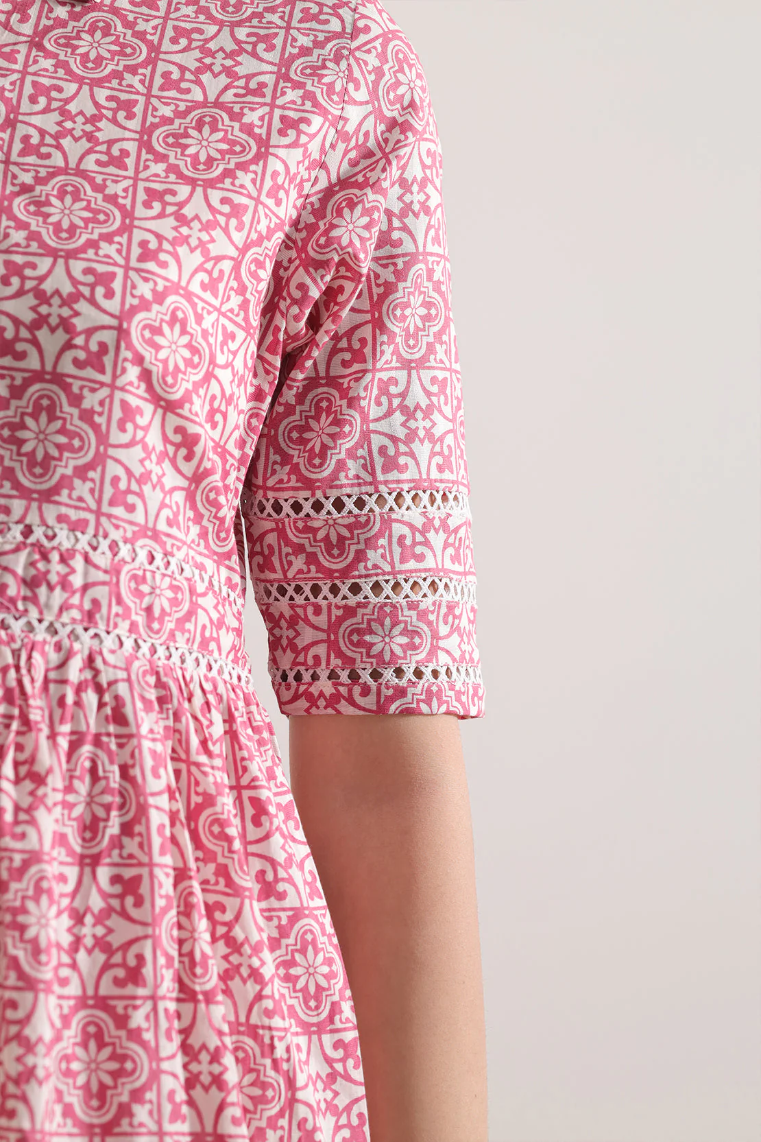 Printed Lawn Stitched Shirt - Image 4