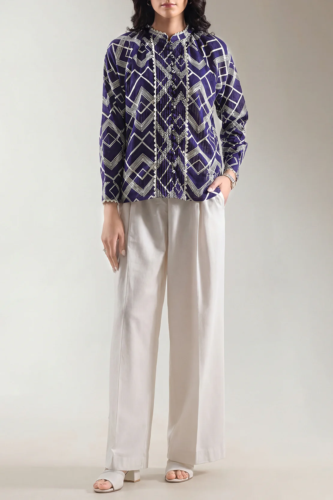 Printed Lawn Stitched Shirt