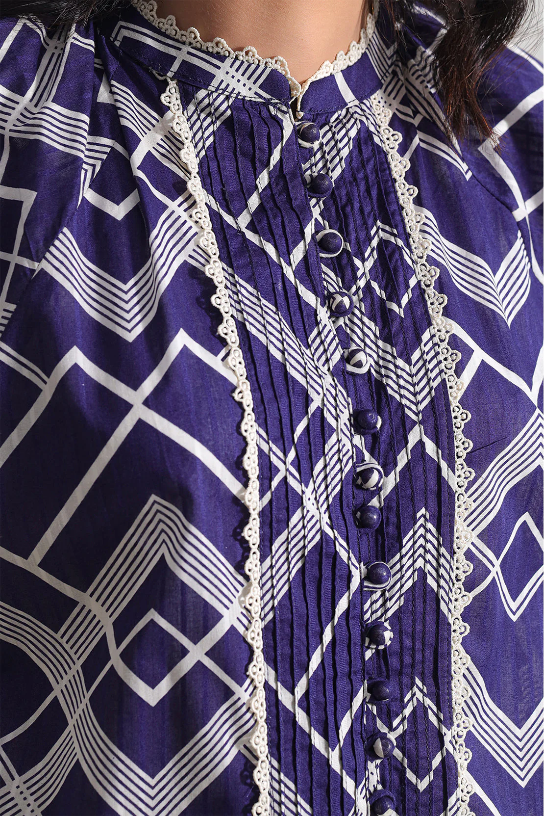 Printed Lawn Stitched Shirt - Image 6