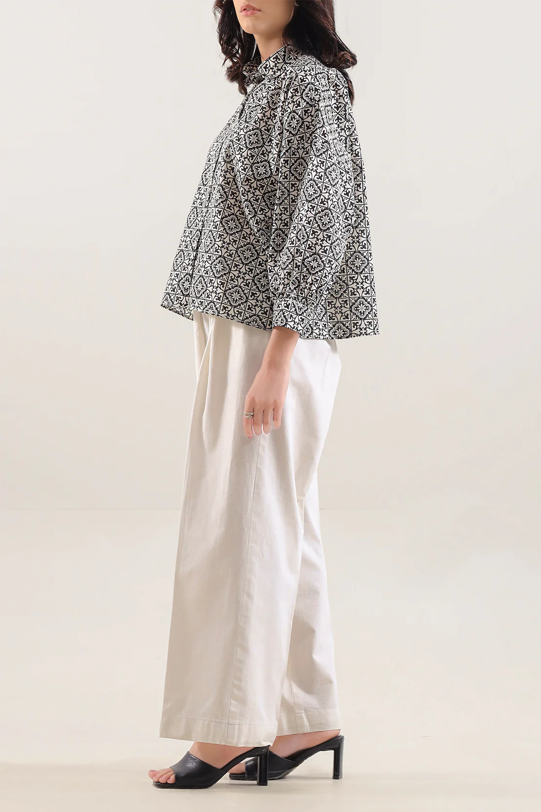 Printed Lawn Stitched Shirt - Image 3