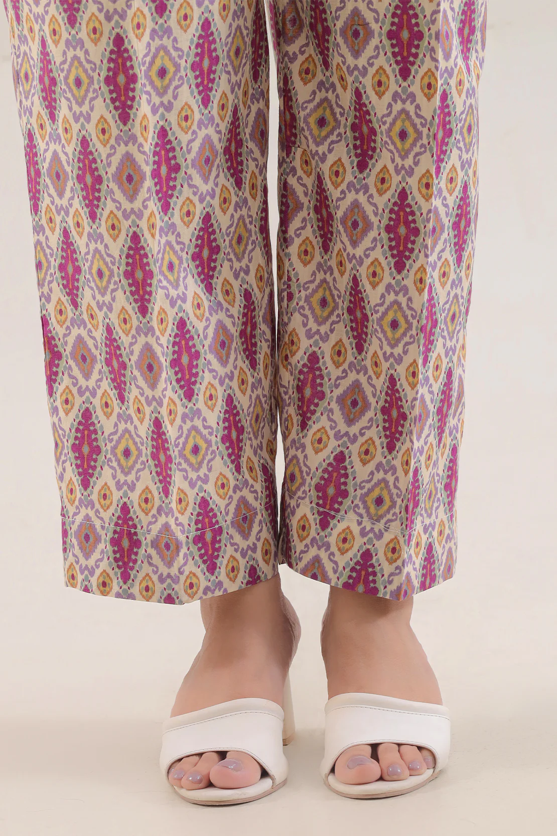 Printed Strip Lawn Stitched Shirt - Image 6