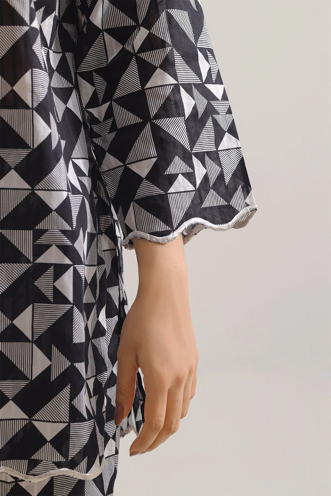 Printed Lawn Stitched Shirt - Image 5