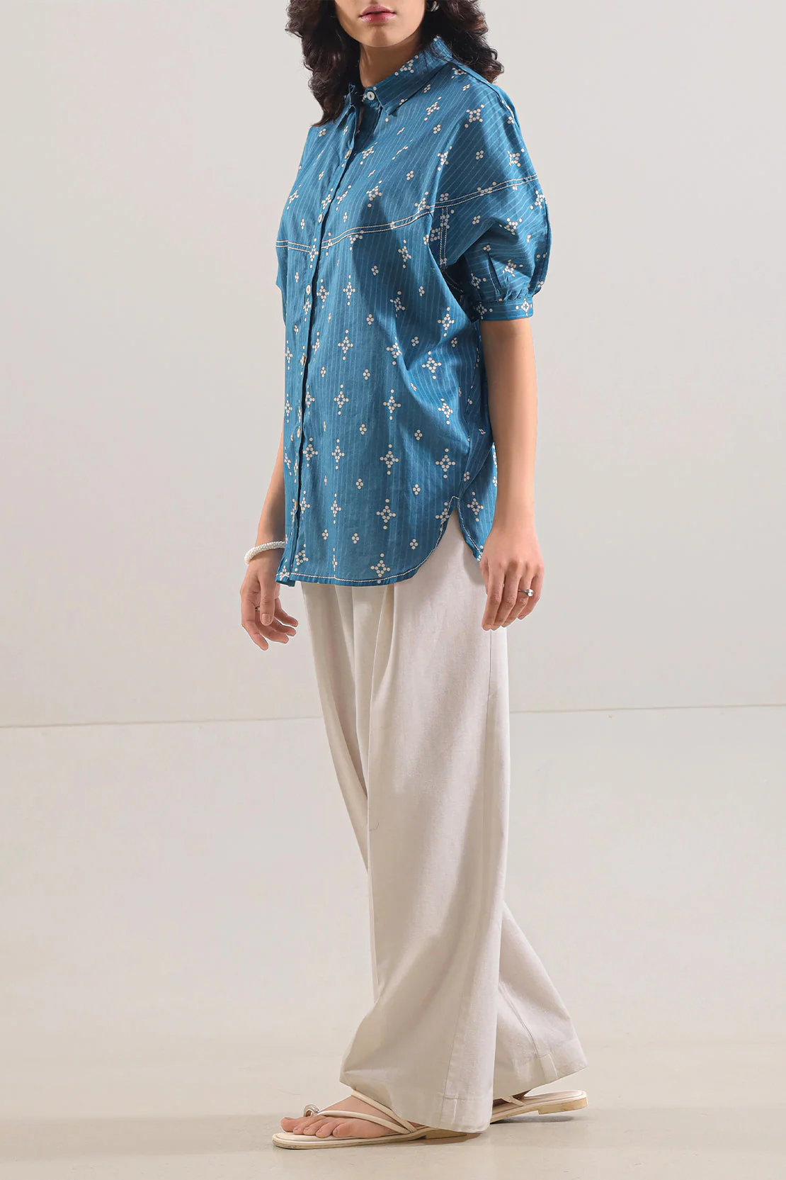Printed Lawn Stitched Shirt - Image 3