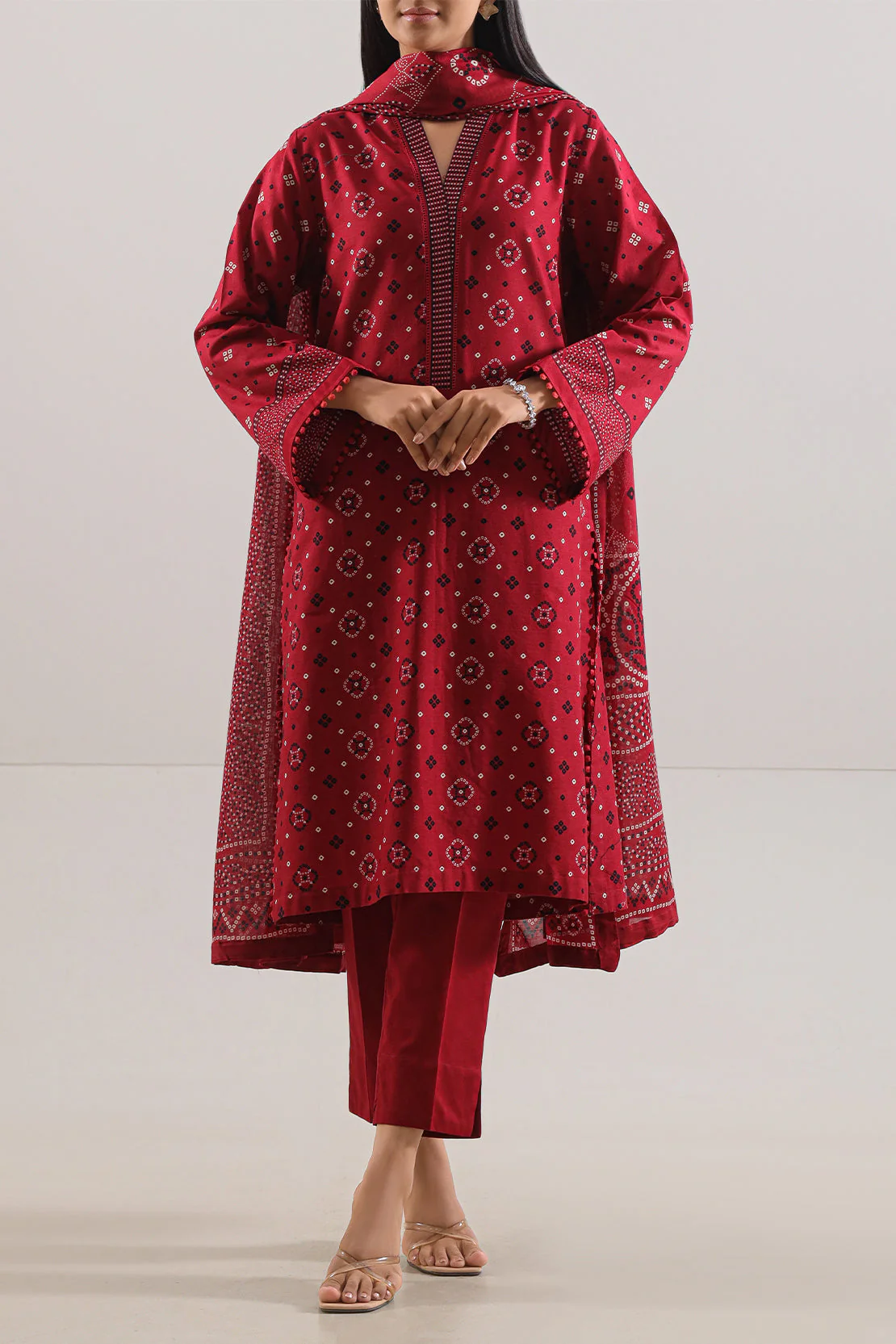 Printed Lawn Stitched Shirt
