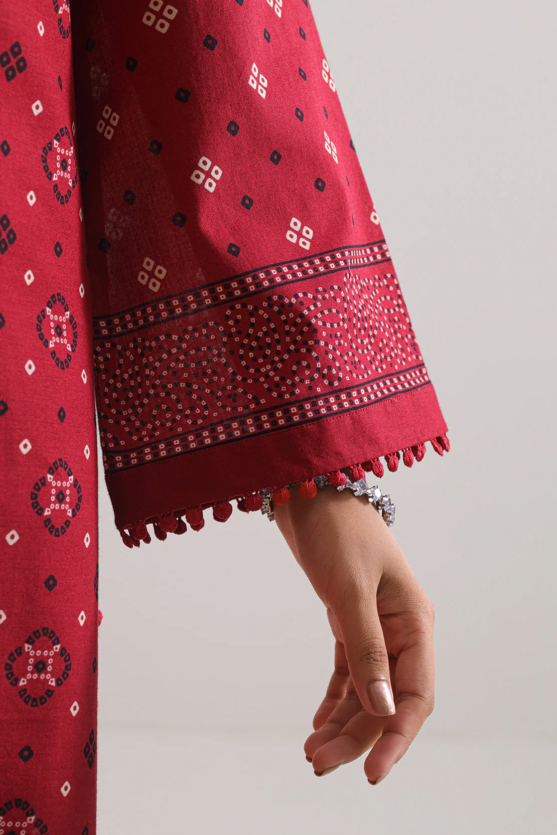 Printed Lawn Stitched Shirt - Image 5