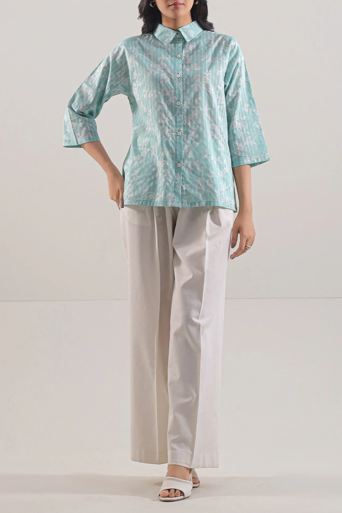 Printed Lawn Stitched Shirt
