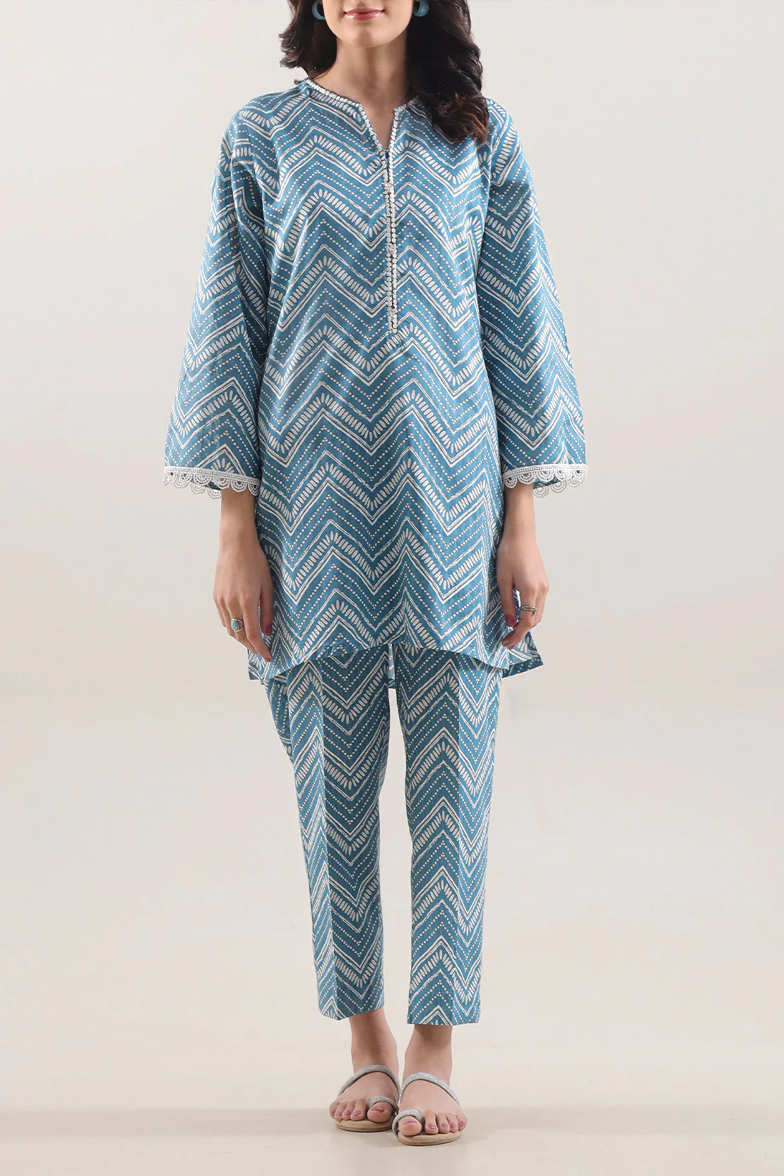 Printed Lawn Stitched Shirt