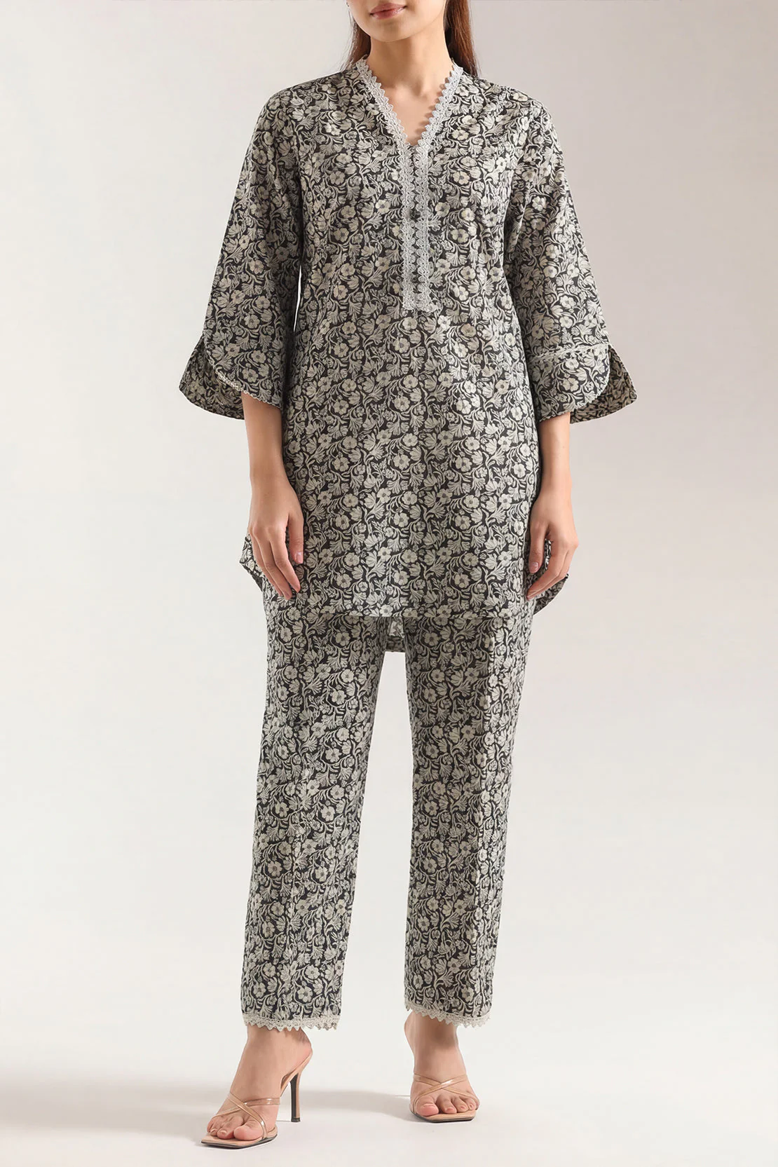 Printed Lawn Stitched Shirt - Image 2