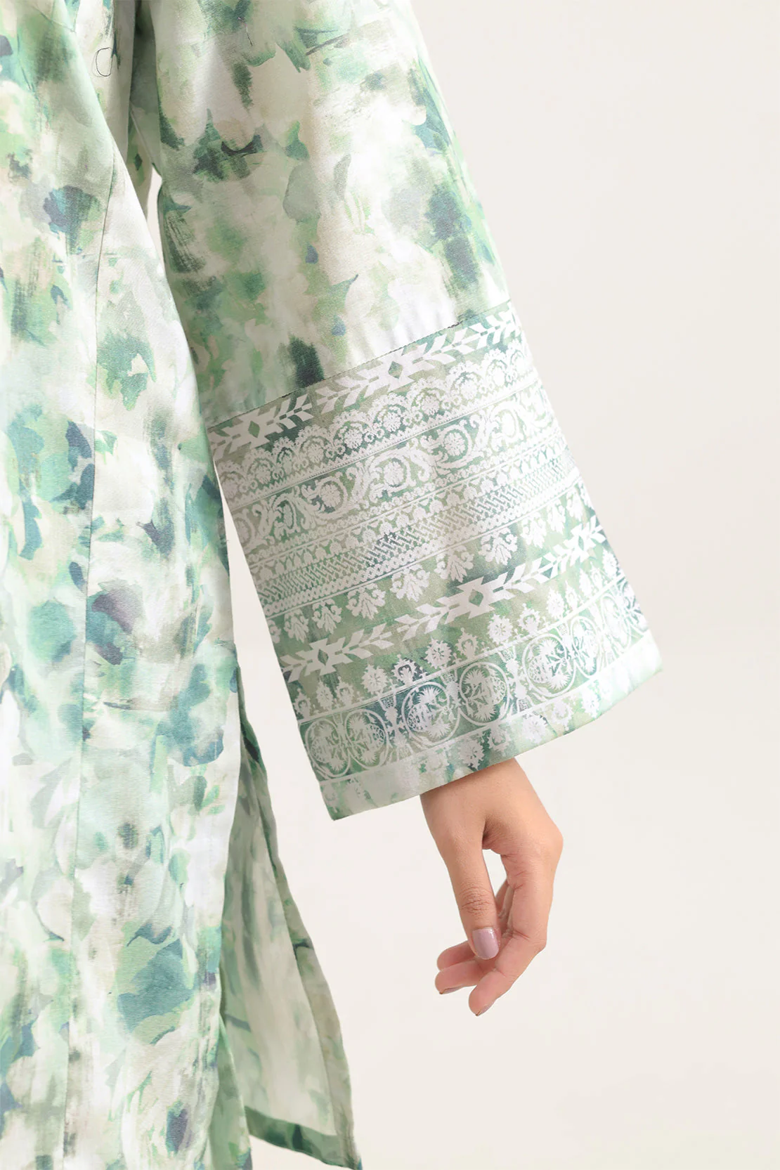 Printed Lawn Stitched Shirt - Image 5