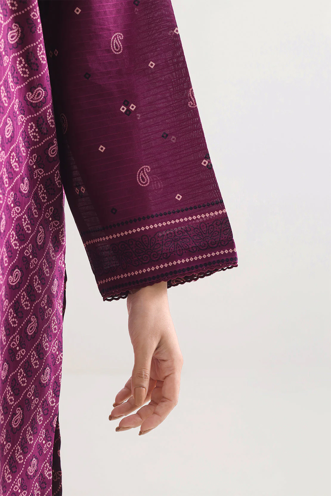 Printed Lawn Stitched Shirt - Image 5