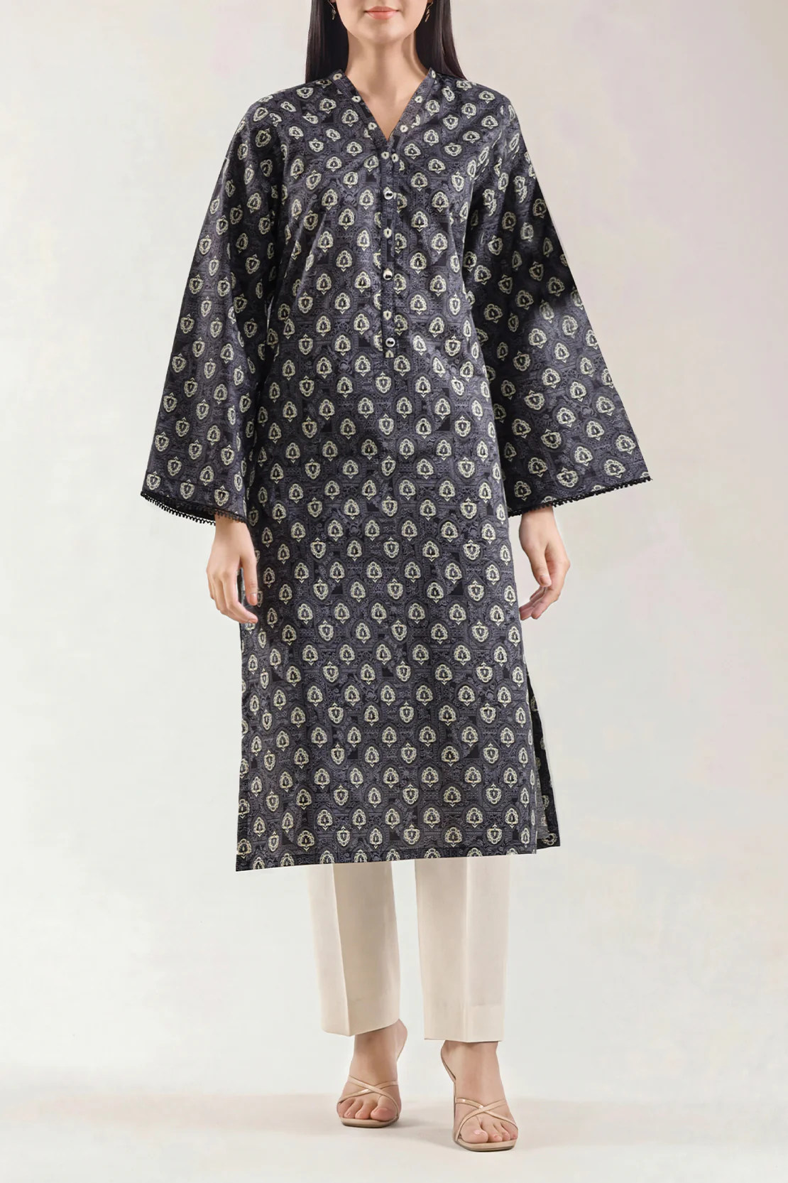 Printed Lawn Stitched Shirt