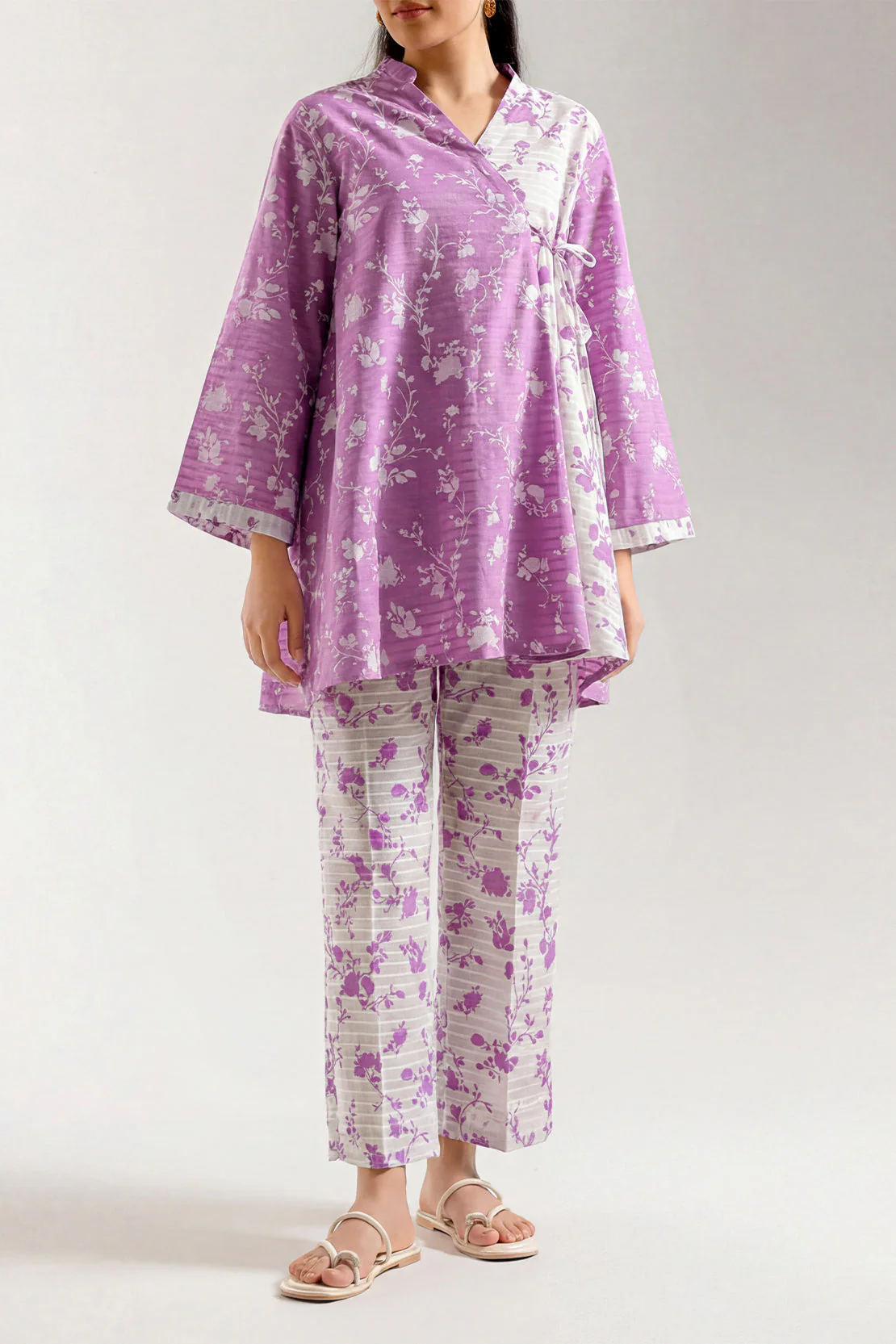 Printed Lawn Stitched Shirt - Image 3