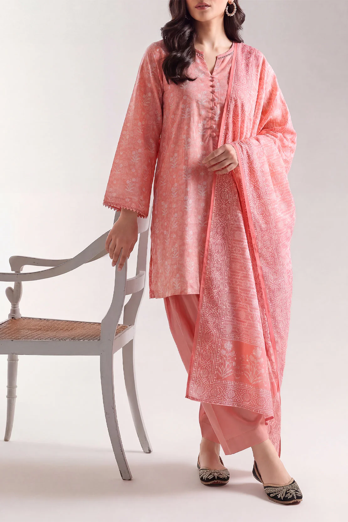 Printed Lawn Stitched Shirt