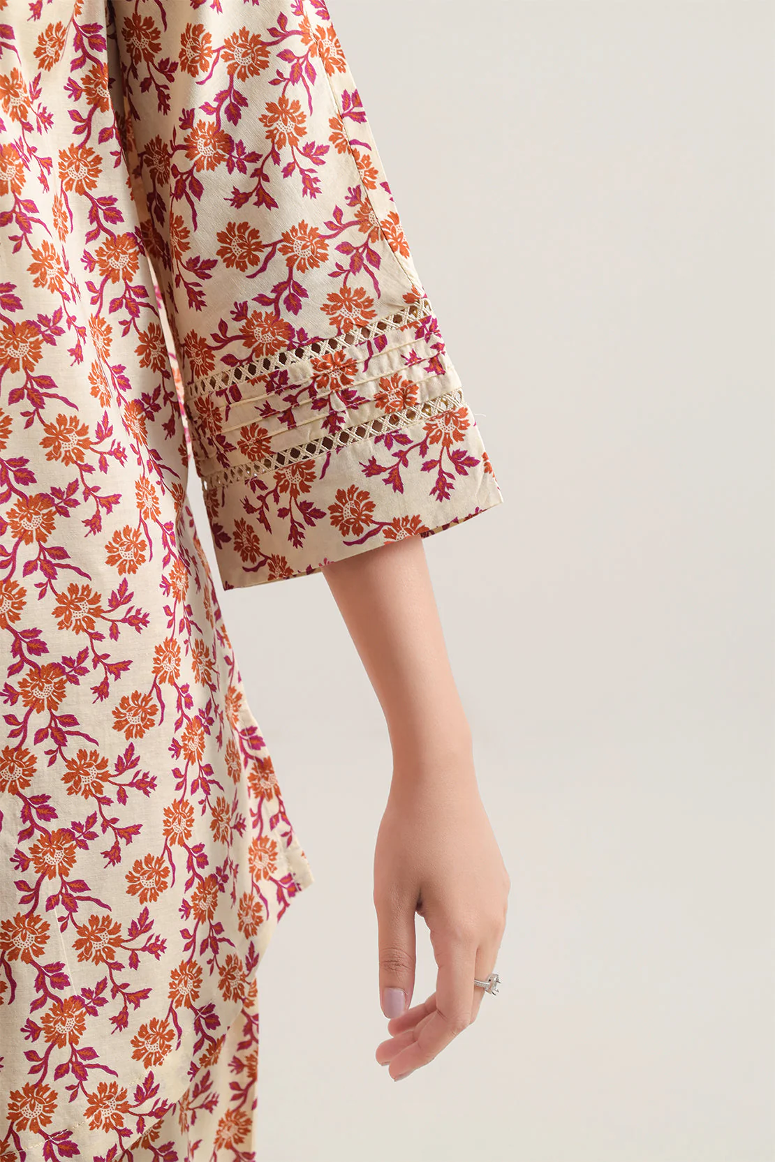Printed Lawn Stitched Shirt - Image 5