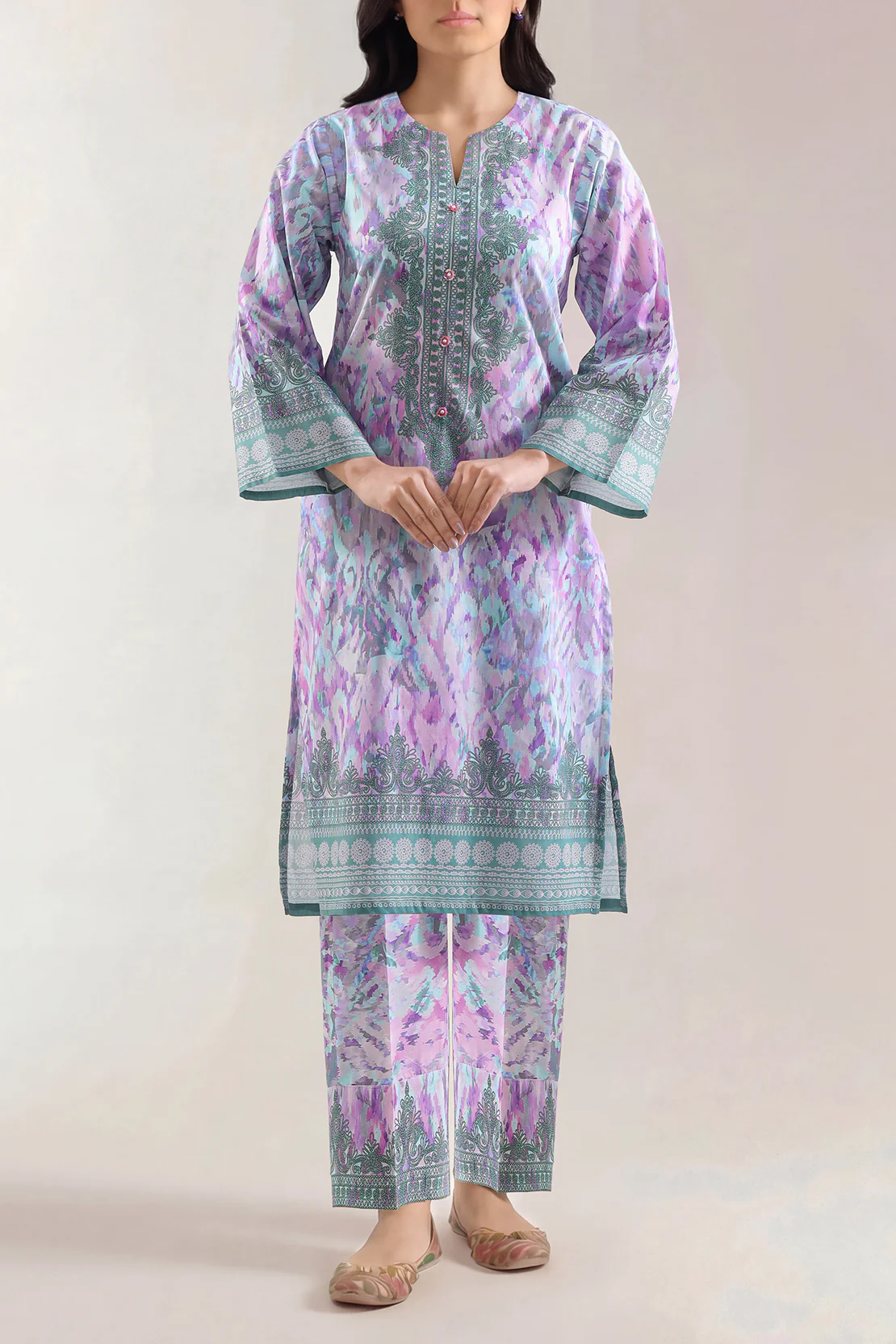 Printed Lawn Stitched Shirt