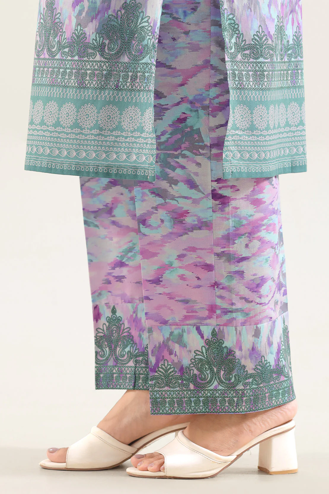 Printed Lawn Stitched Shirt - Image 5