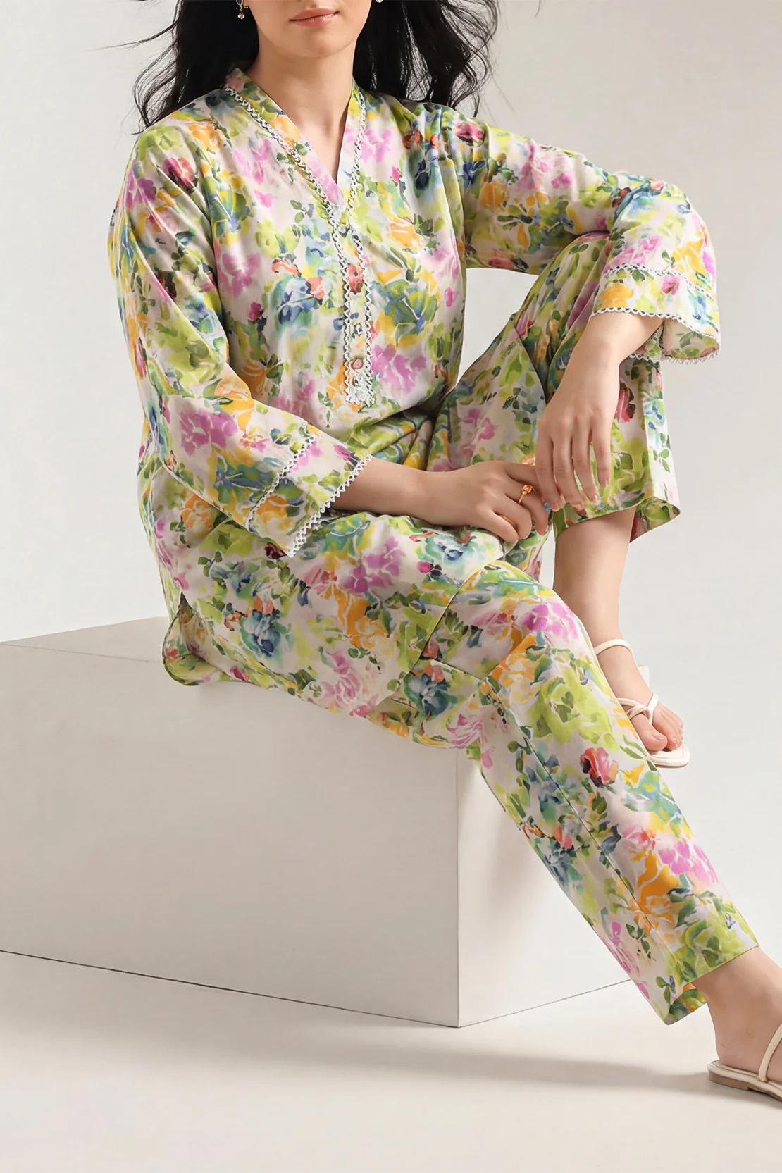 Printed Lawn Stitched Shirt